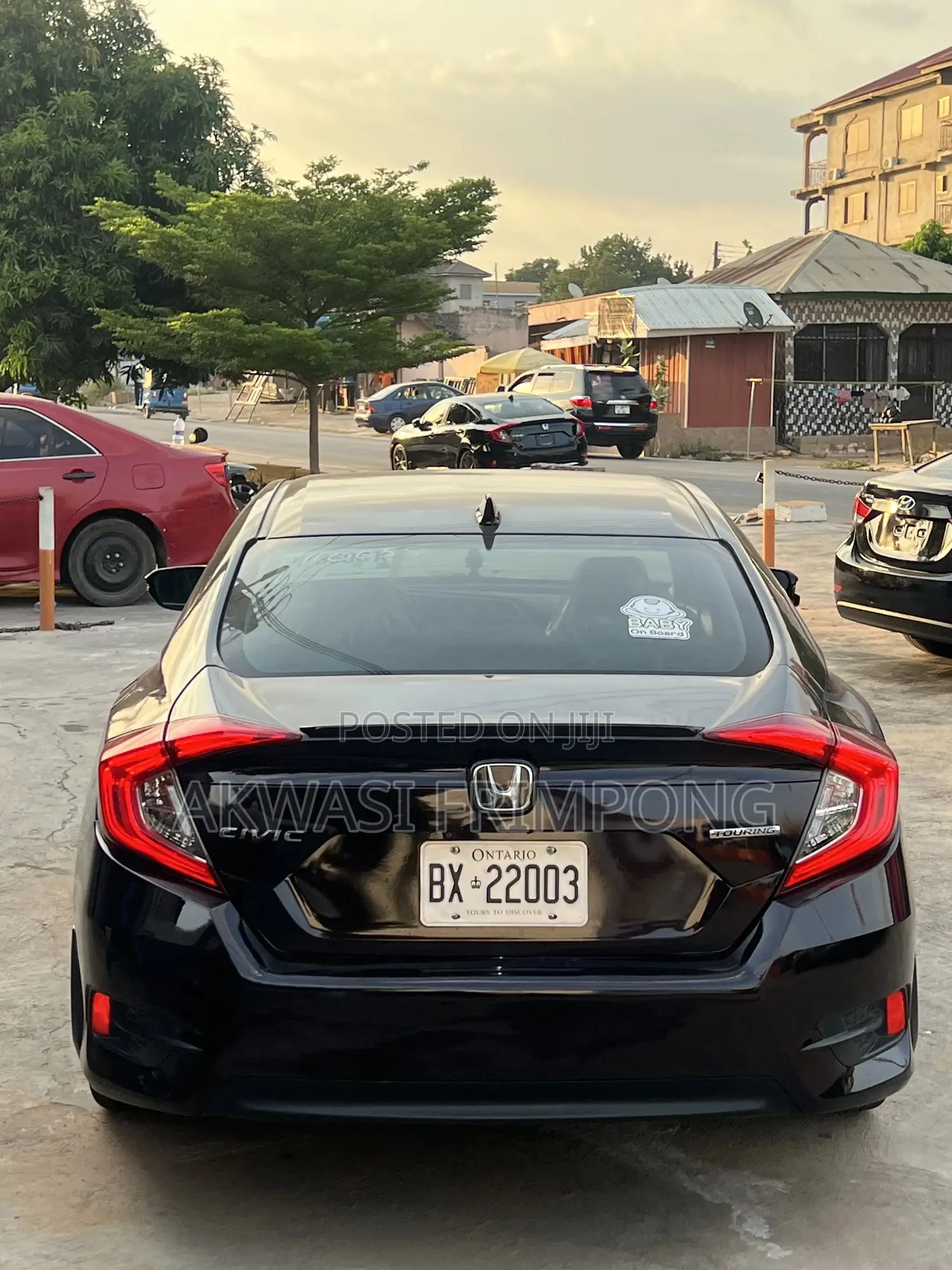 Honda Civic Touring 4dr Sedan (1.5L 4cyl) 2017 Black