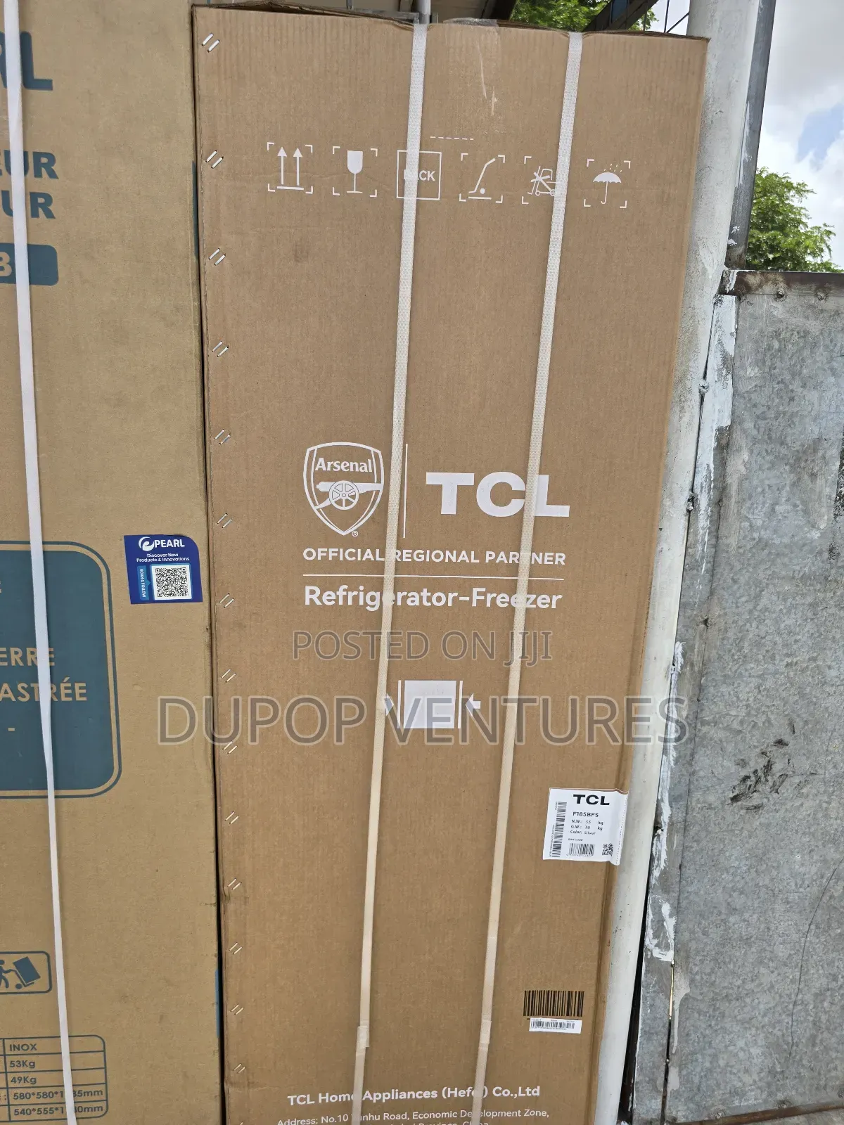 TCL Double Door Fridge 142ltrs