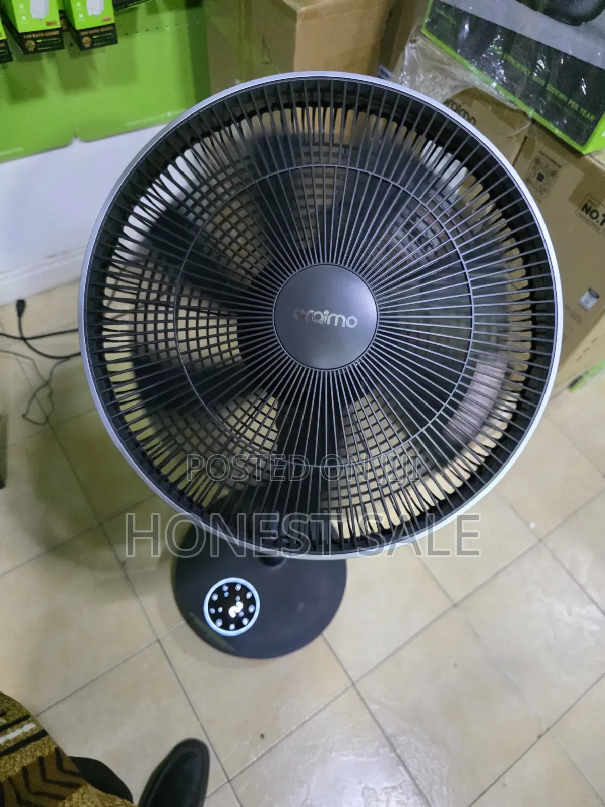 Oraimo Aircruze 14 Inch Rechargeable Pedestal Fan