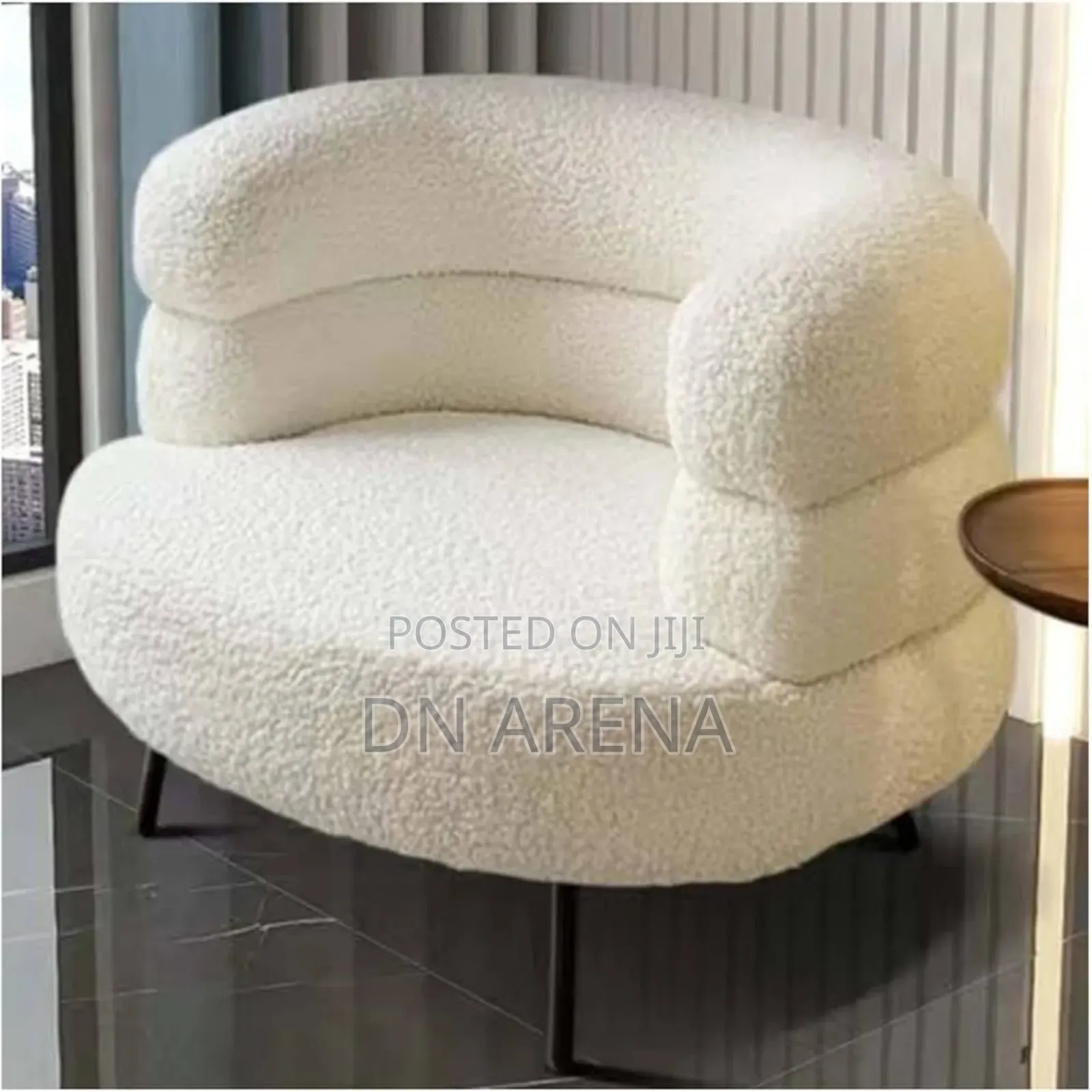 Single Sofa Lamb Wool Lazy Sofa Chair