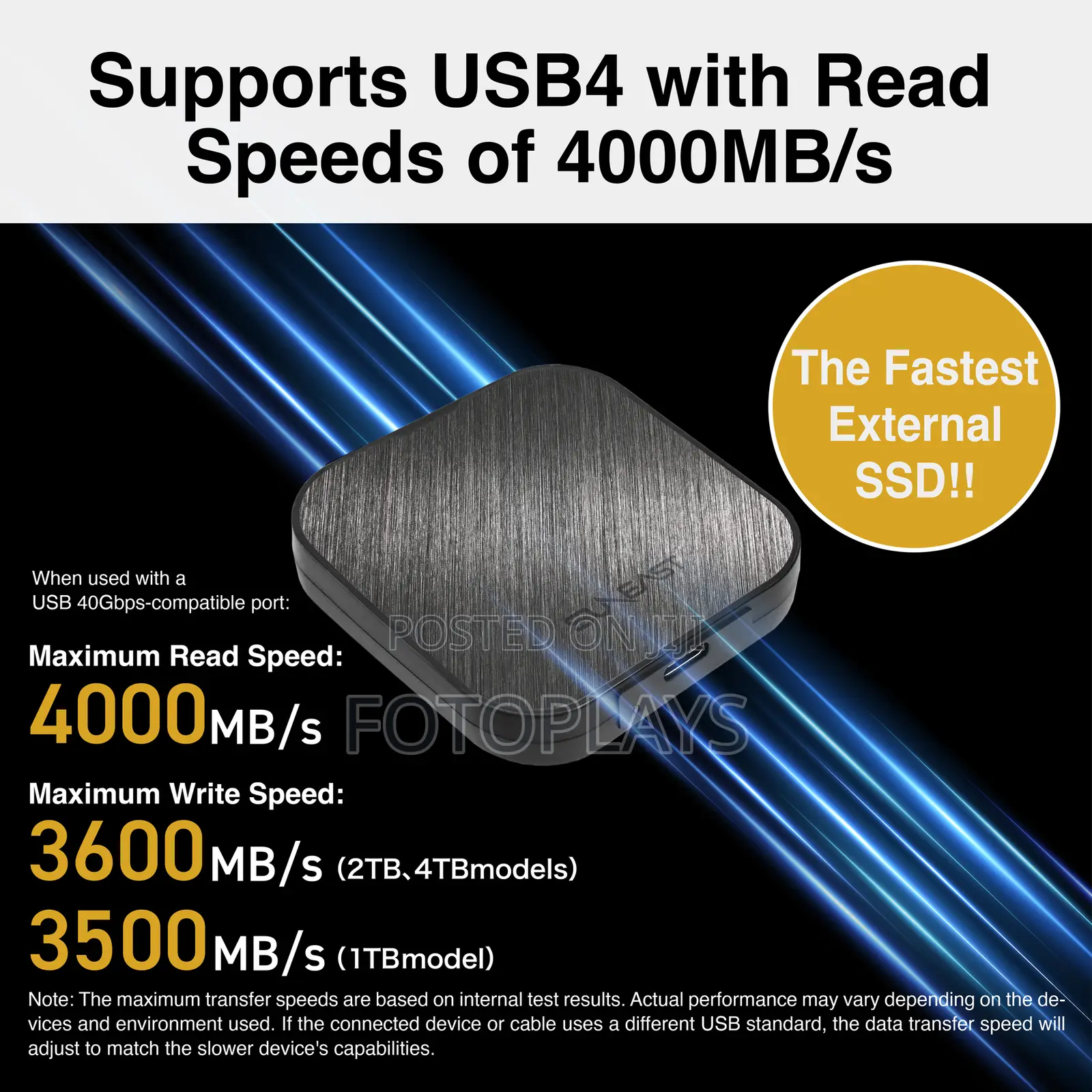 Eclipse E40 1tb and 2tb Magsafe SSD 4000mb/S