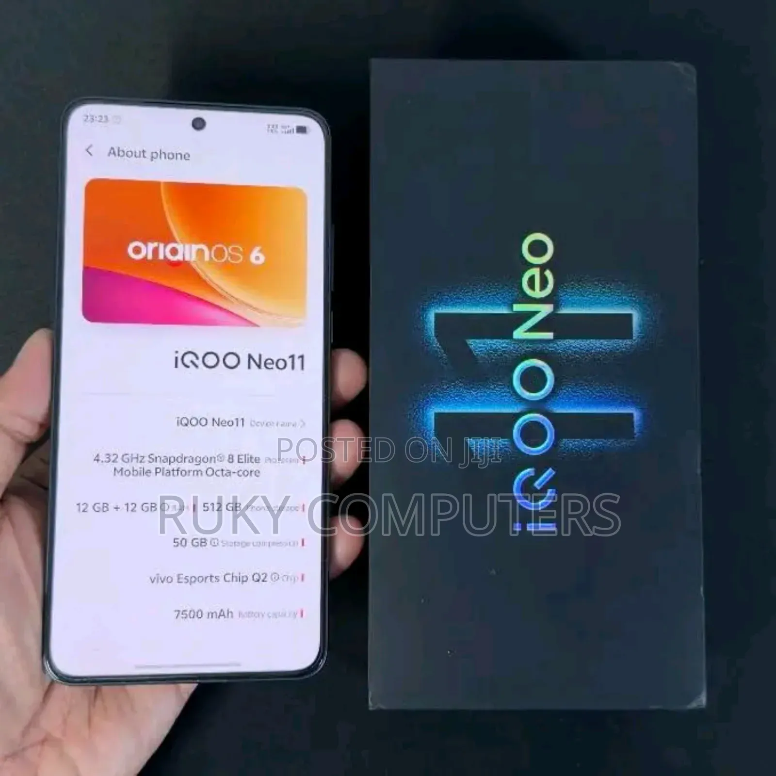 New Vivo iQOO Neo11 512 GB Black