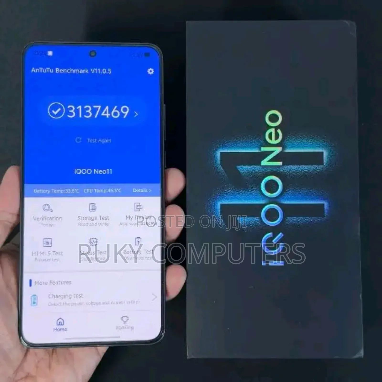 New Vivo iQOO Neo11 512 GB Black