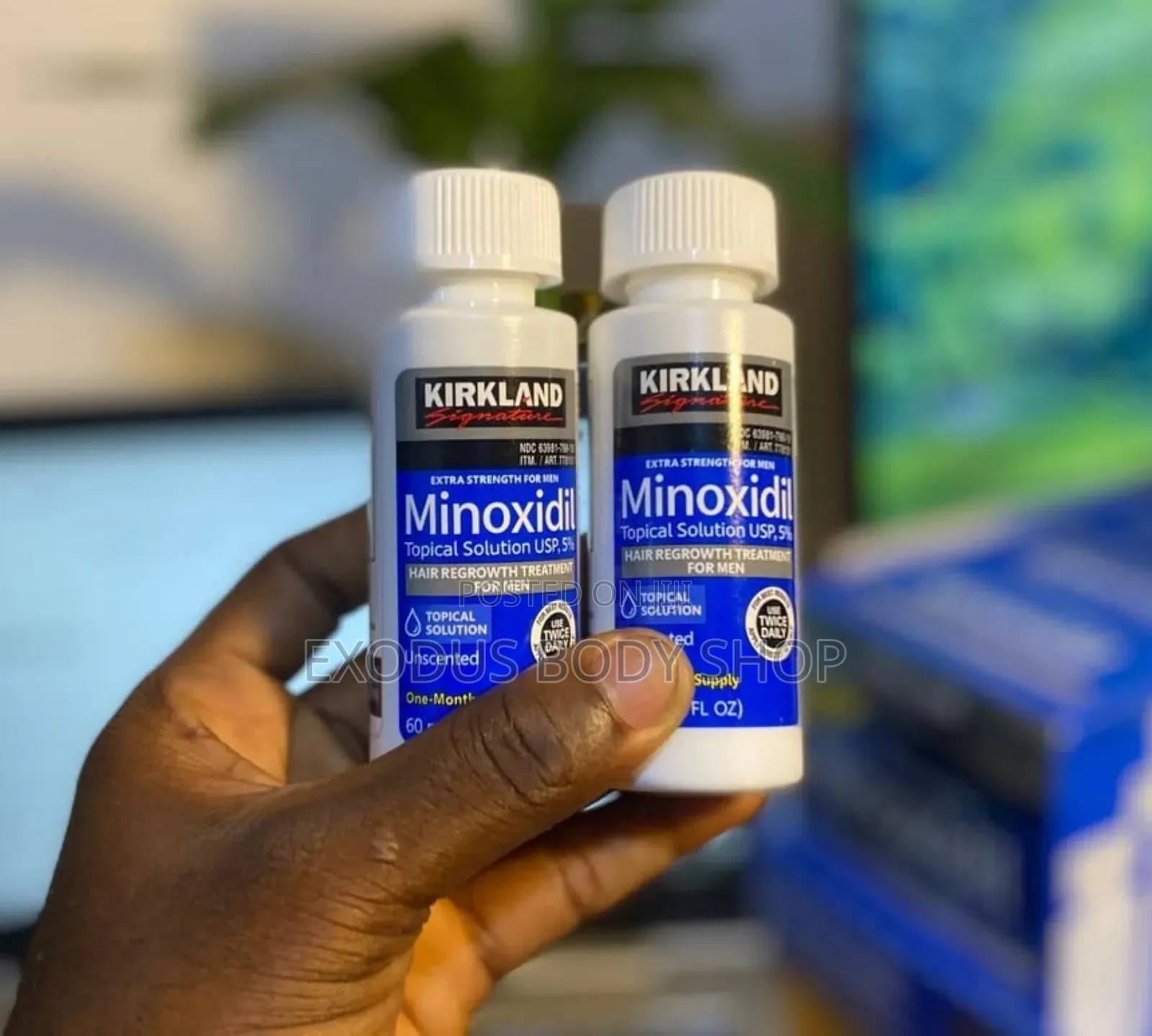 Kirkland Minoxidil 5%. (Hair Regrowth Oil for Baldness Treatment)