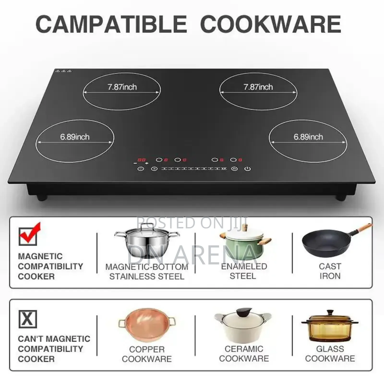 Induction Hob Induction Cooktop, GTKZW 6000w Electric Cooktop