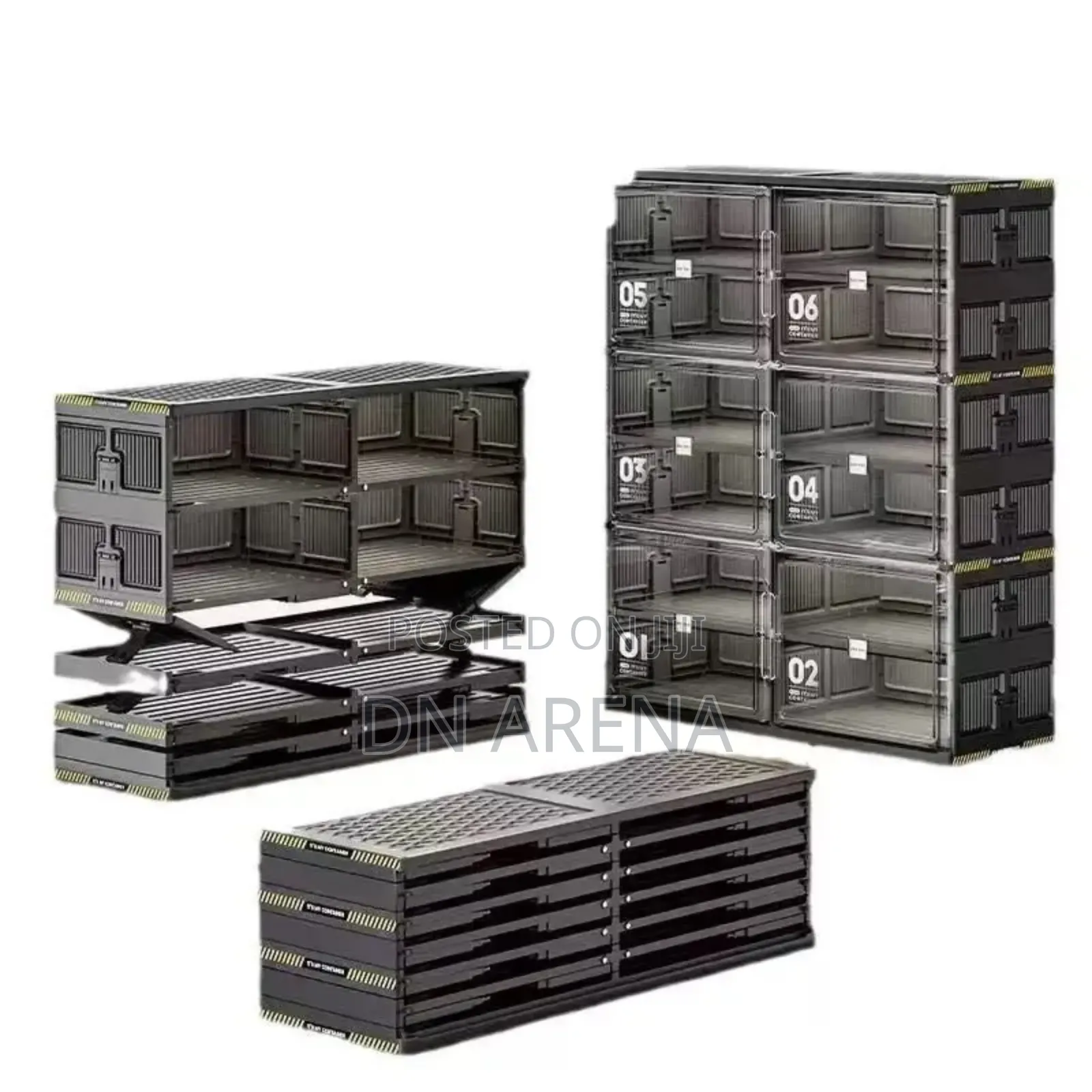 Collapsible Sneakerplastic Shoe Storage Organizer