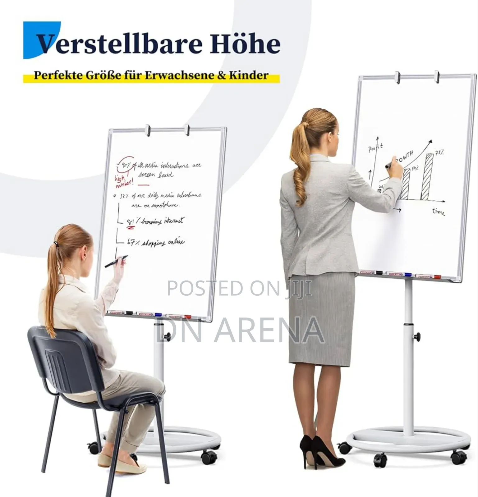 Flip Chart Stands Mobile Whiteboard