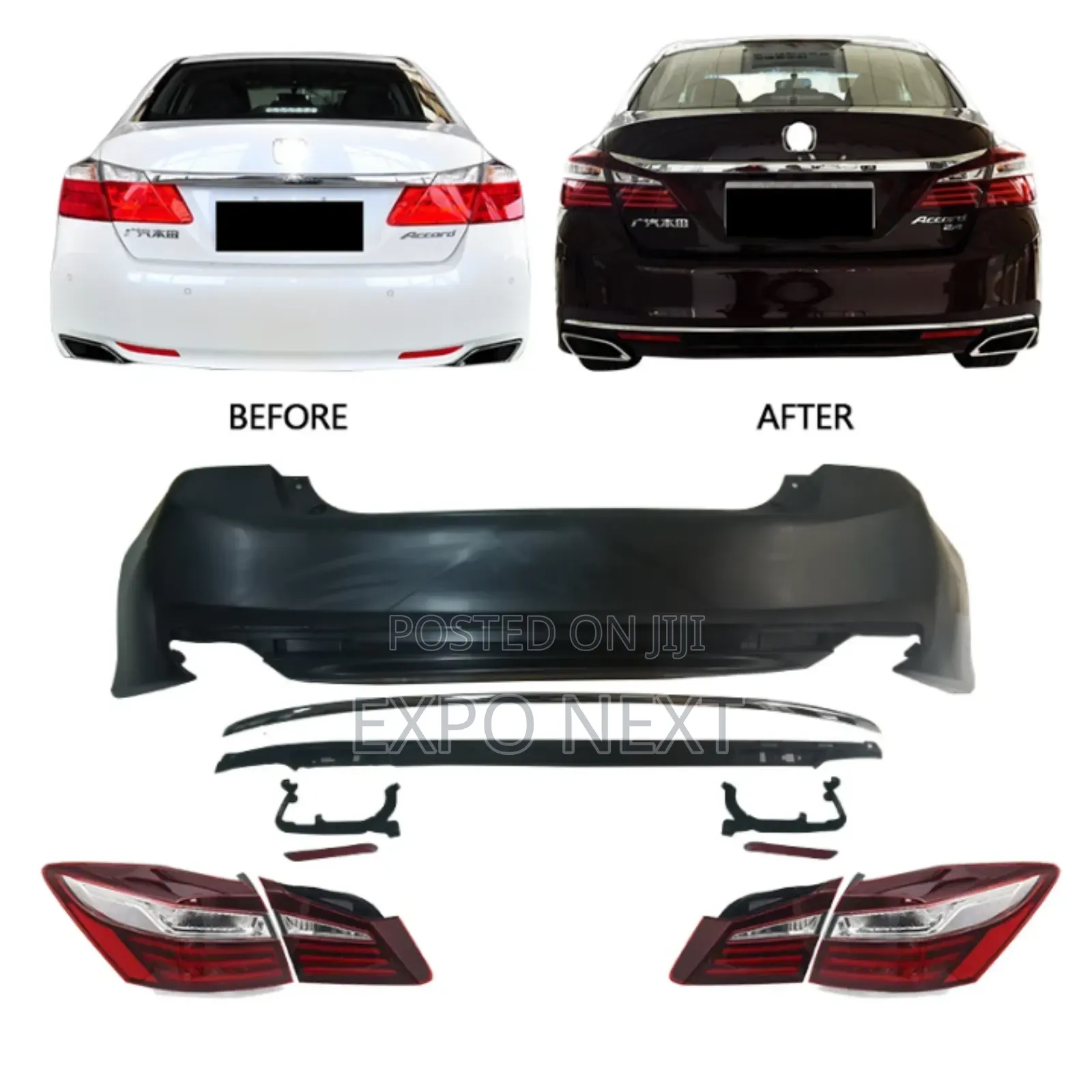 Back Bumper for Honda Accord 2013-2017 Sport