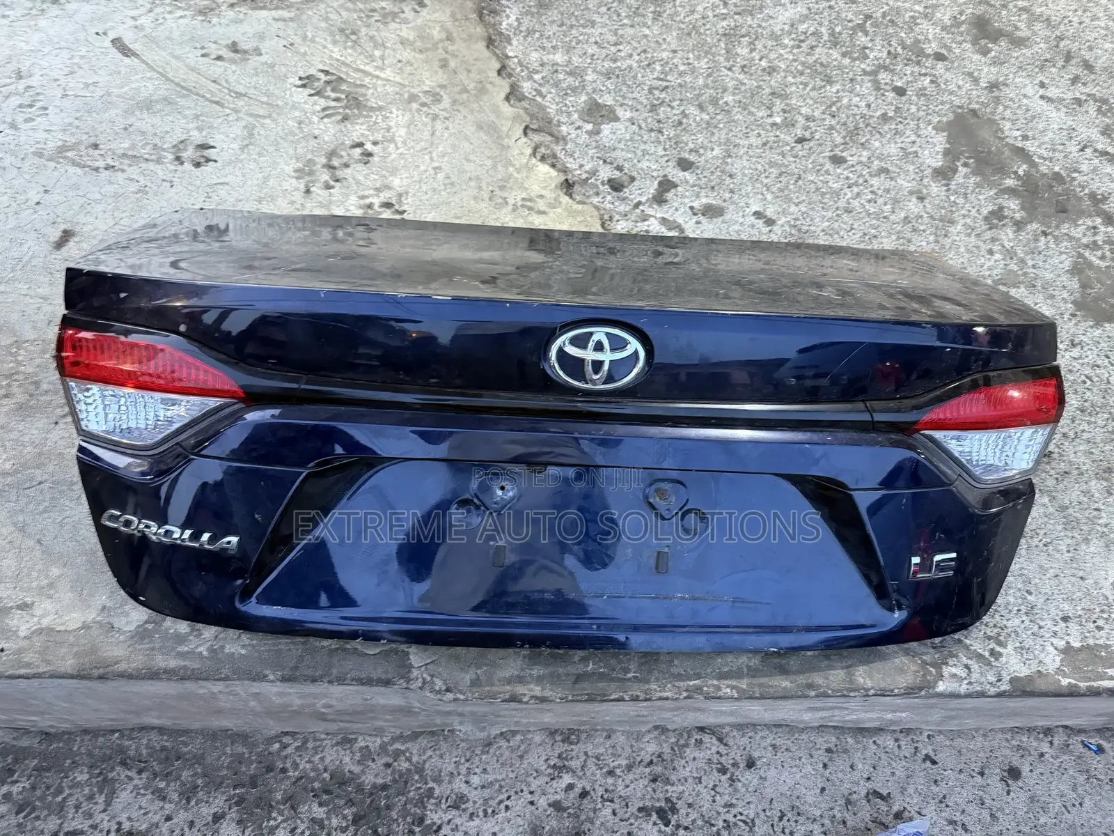 2020 Toyota Corolla Deck Lid Trunk Lid Oem Blue 4dr Sedan