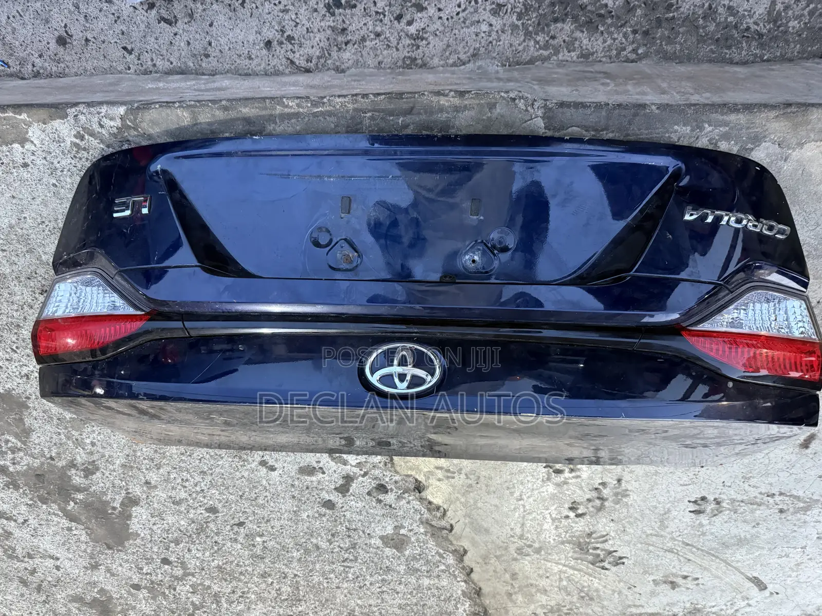 2020 Toyota Corolla Deck Lid Trunk Lid Oem Blue 4dr Sedan