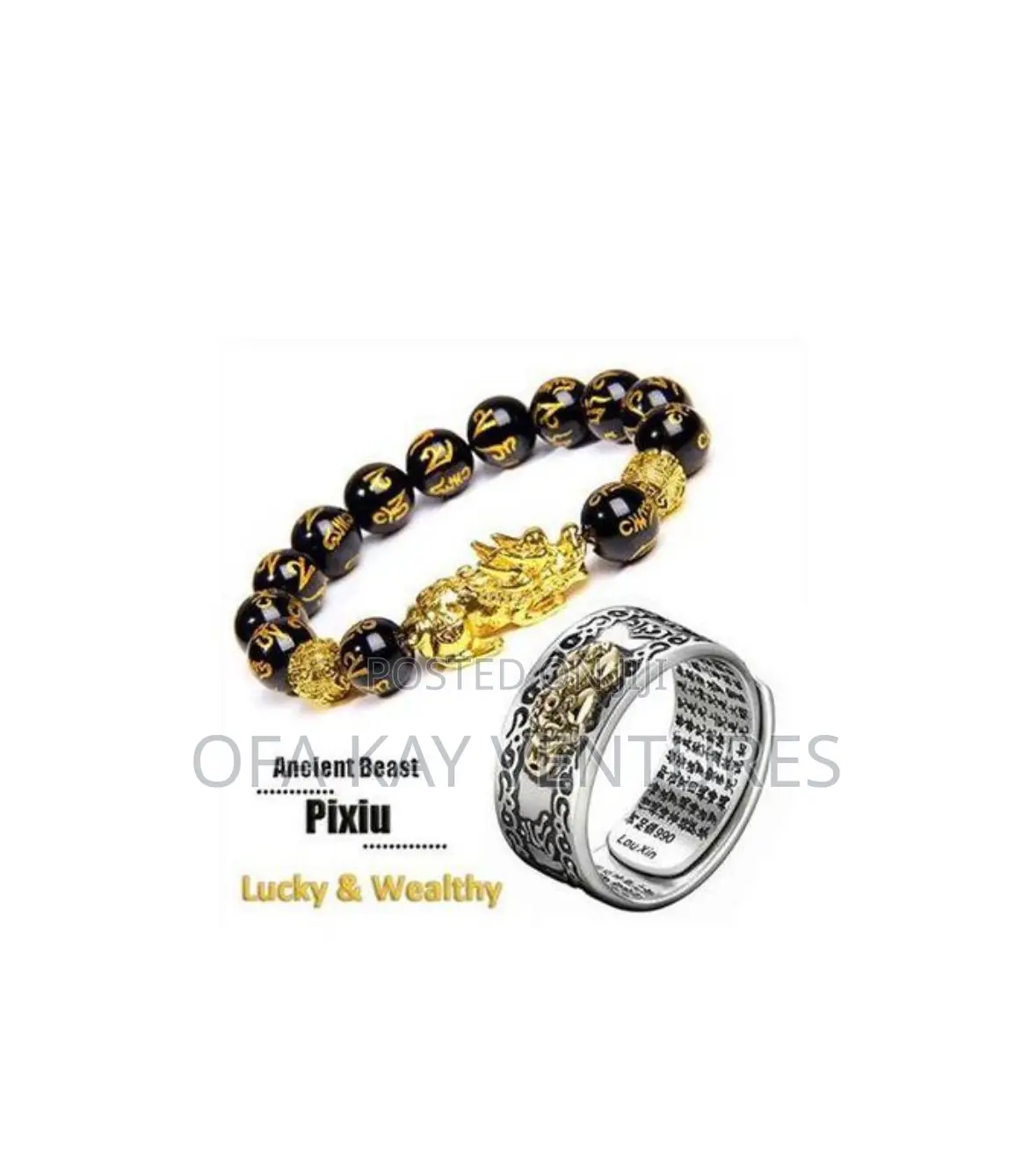 Feng Shui Wealth Bracelet With Good Luck Ring