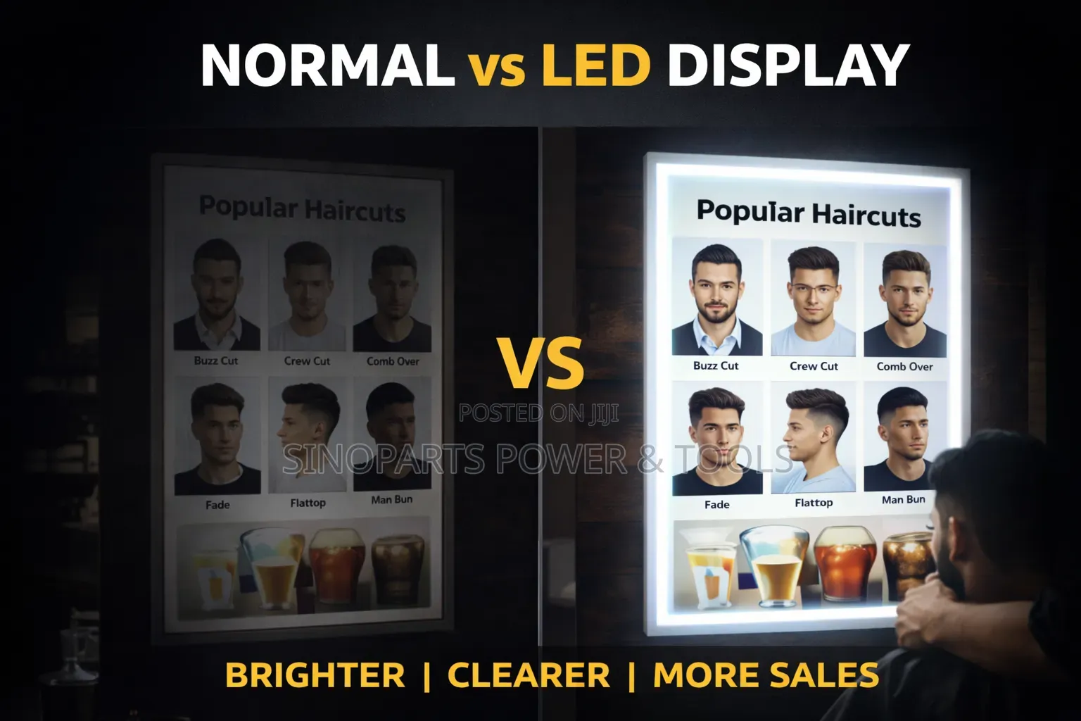 Led Light Box Advertising Display Poster Frame Boost Sales