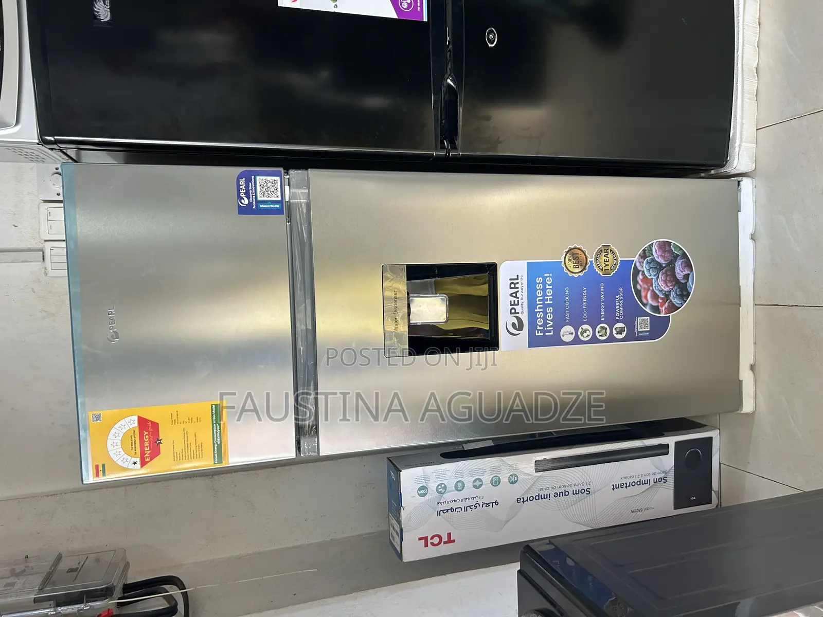 Pearl Fridge 204 L With Water Dispenser