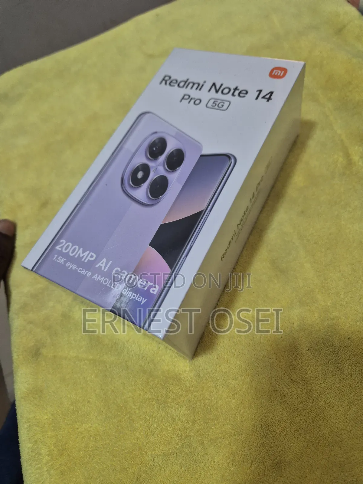 New Xiaomi Redmi Note 14 Pro 5G 512 GB Black