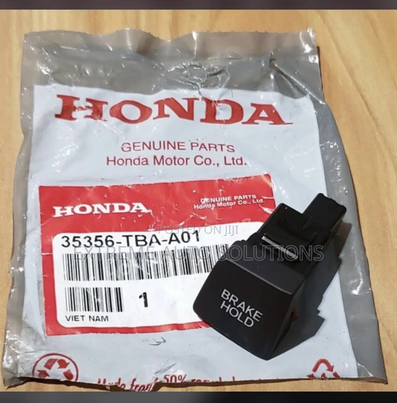 2016 to 2021 Honda Civic Center Console Brake Hold Switch