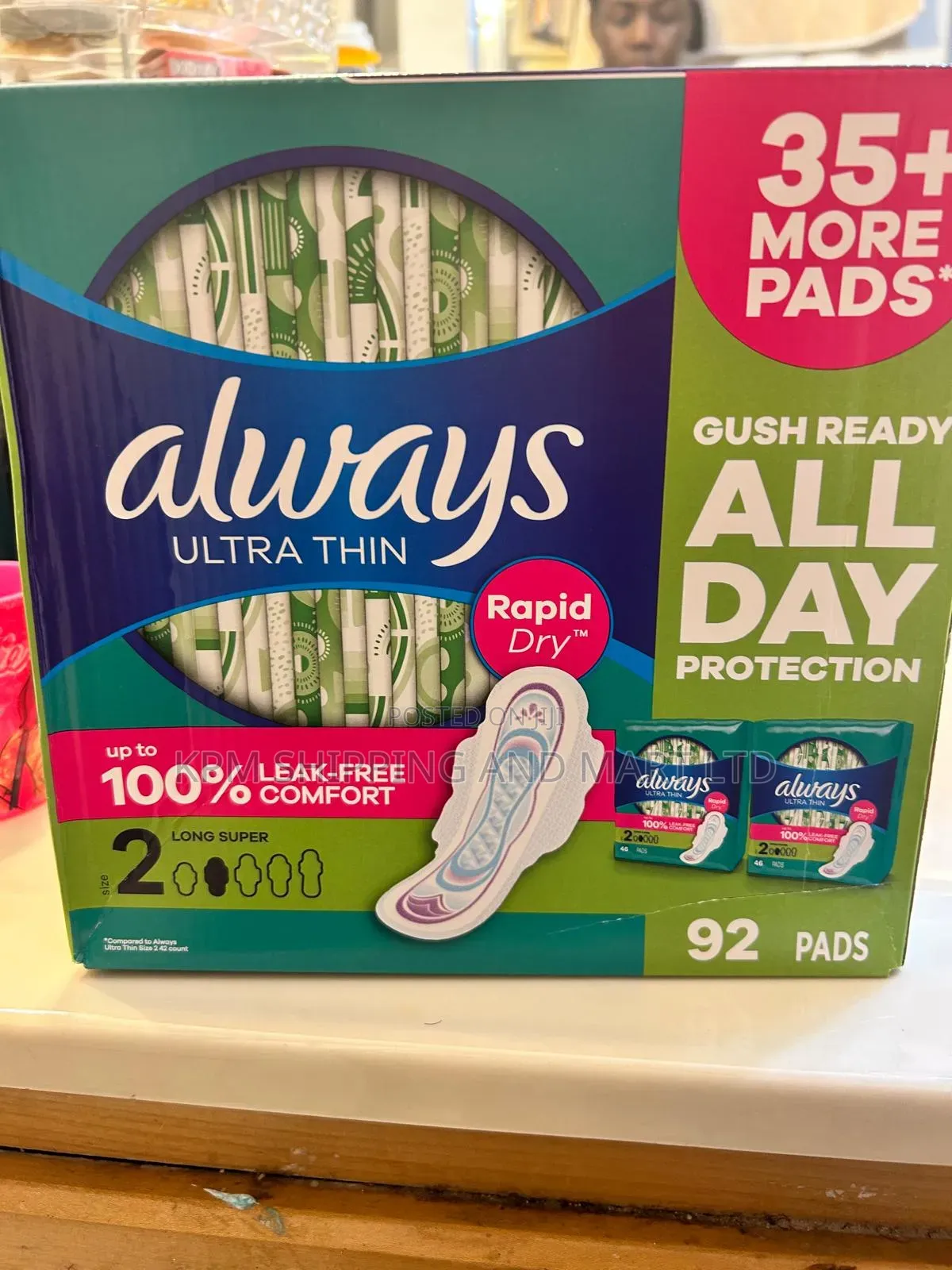 Always Sanitary Pad(Usa 92 Pieces)