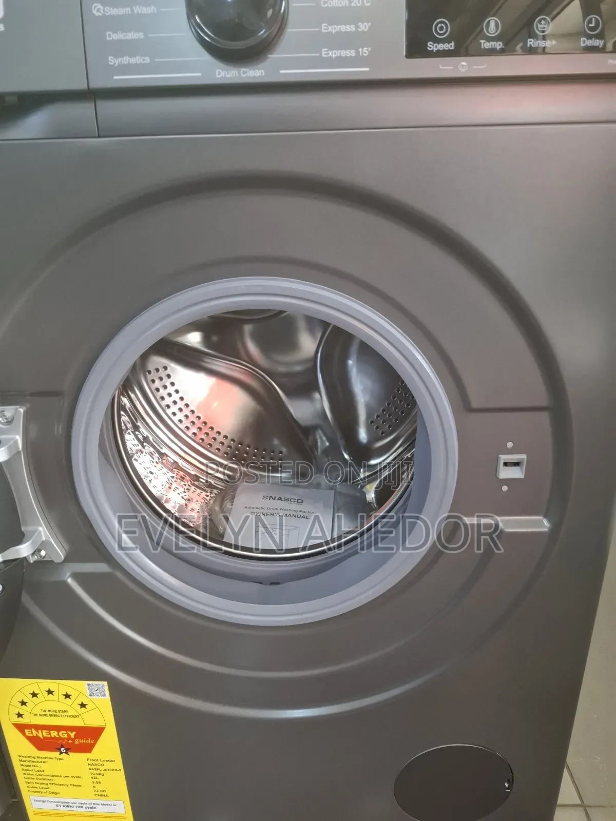 Large Size of Nasco 10kg Washing Machine Full Automatic Front Load