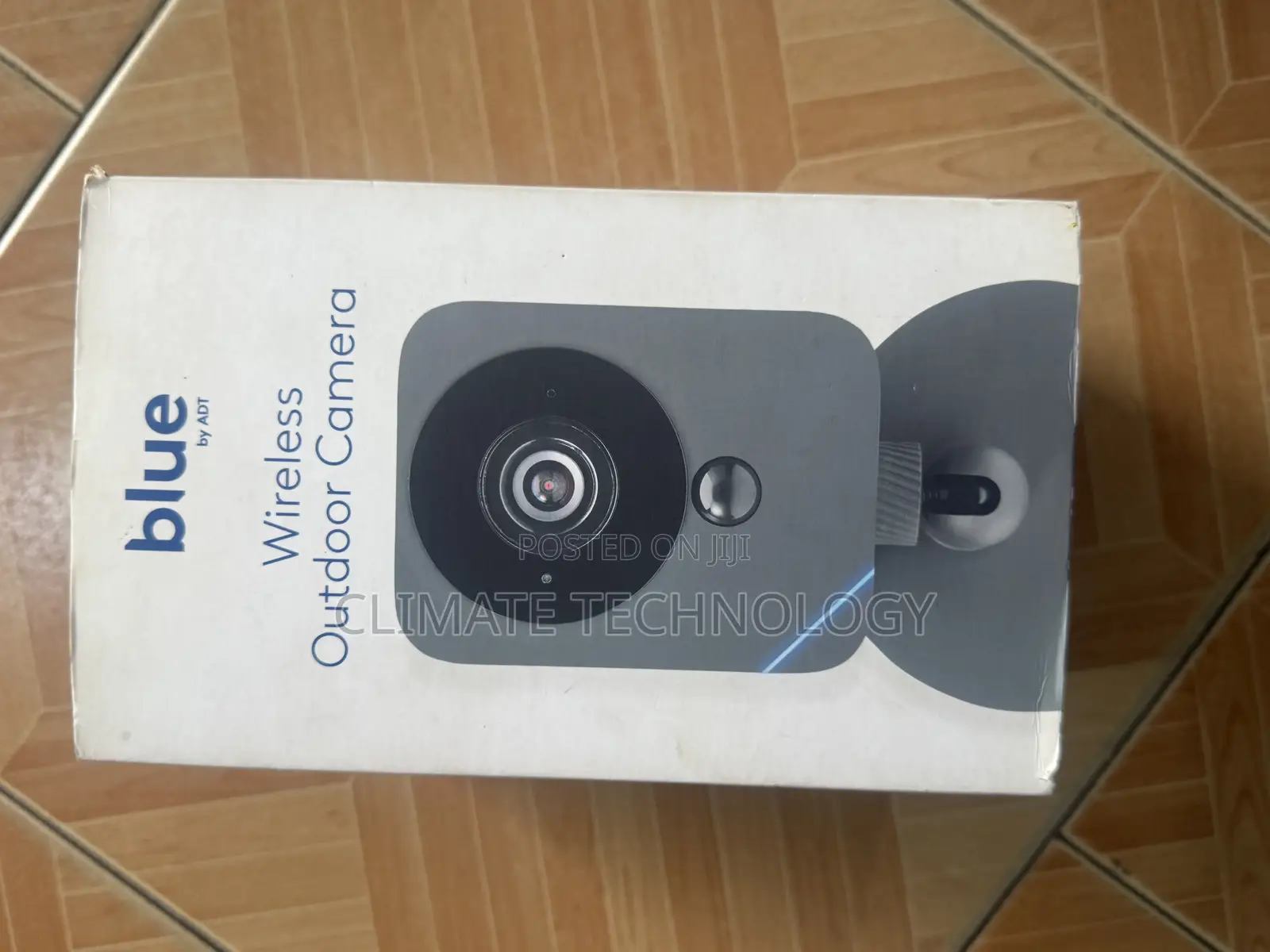 Blue Wireless Outdoor Camera