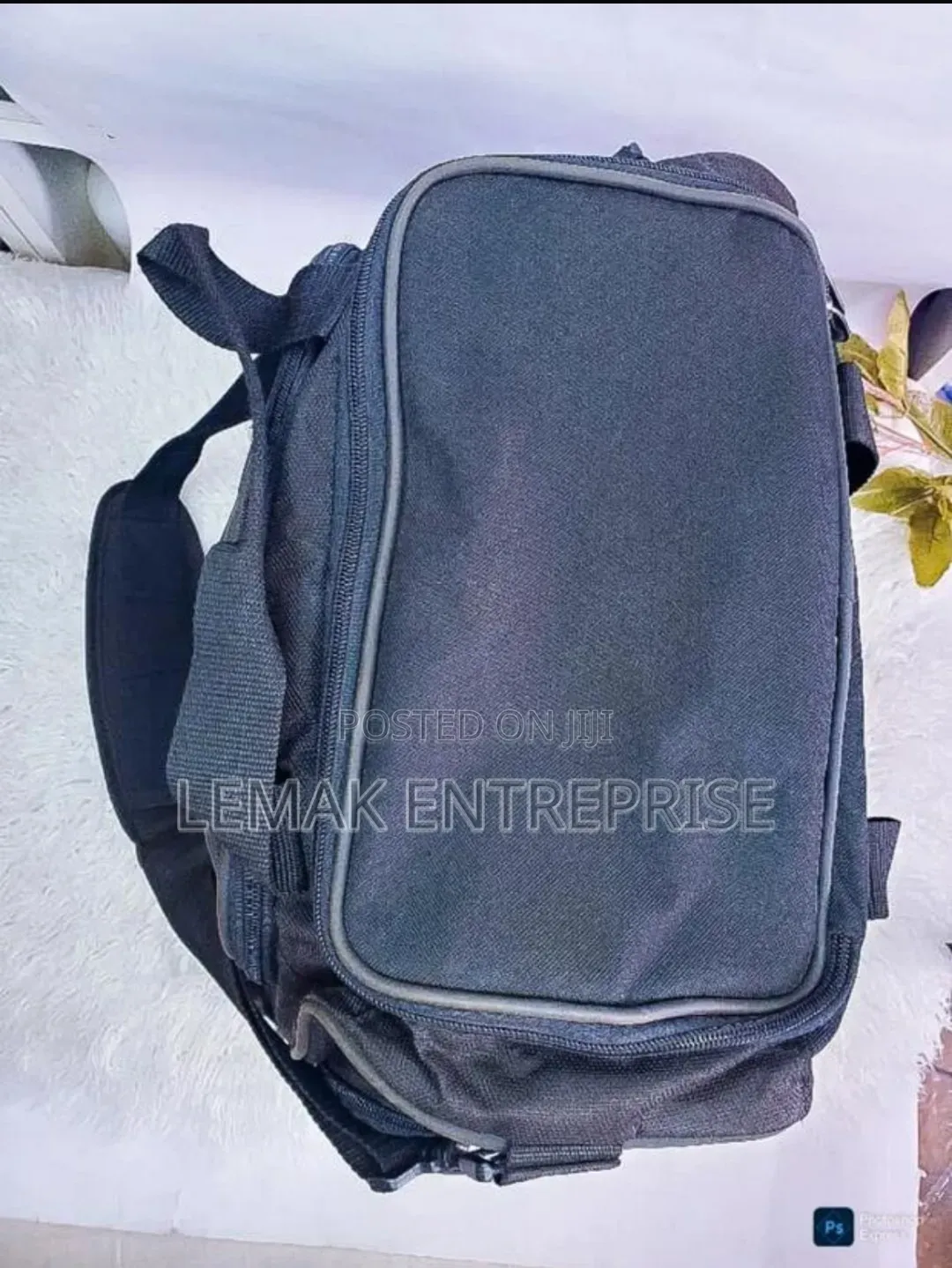 Duffel Shoulder Bag Black