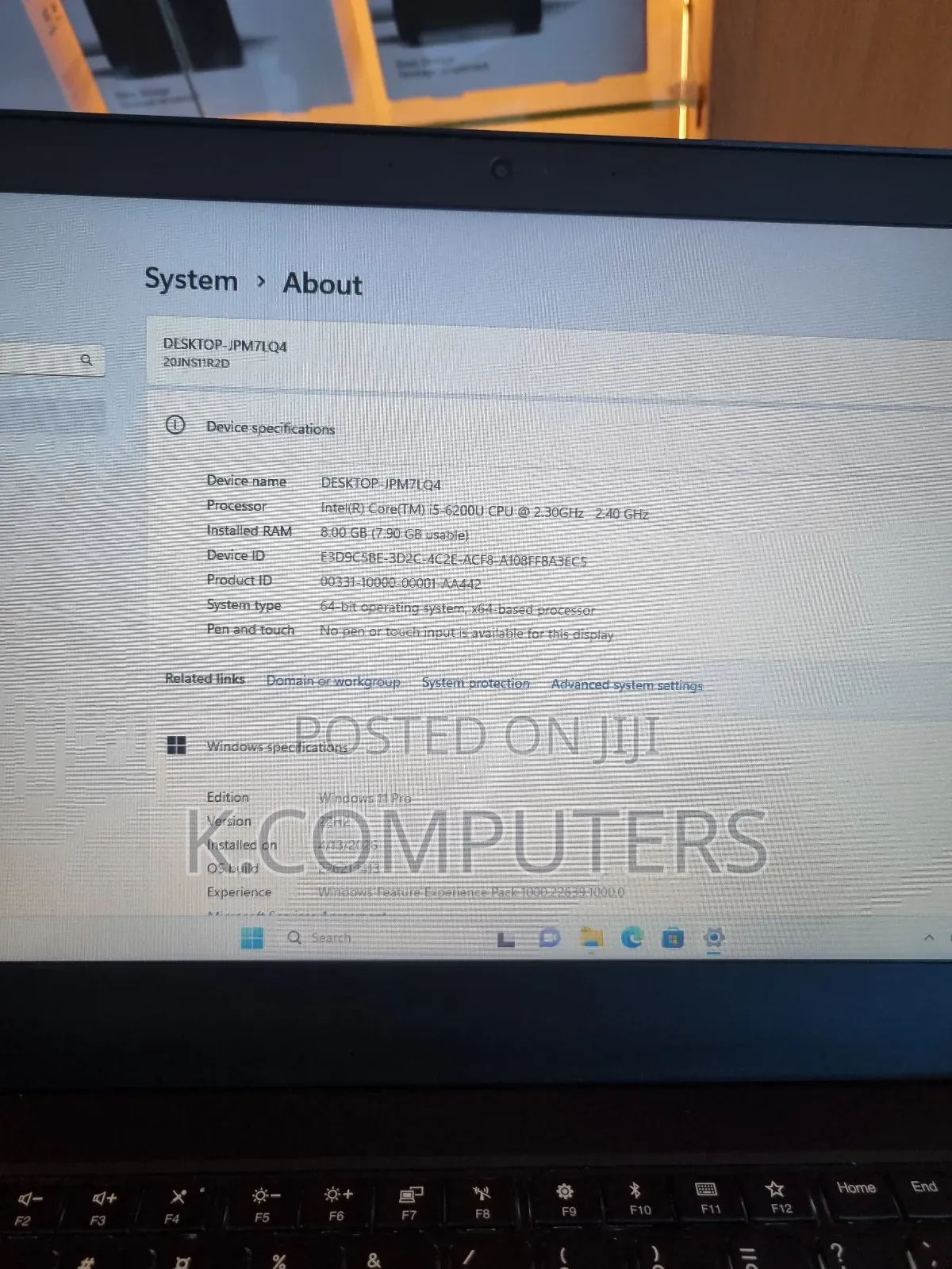 Laptop Lenovo ThinkPad T470 8GB Intel Core i5 SSD 256GB