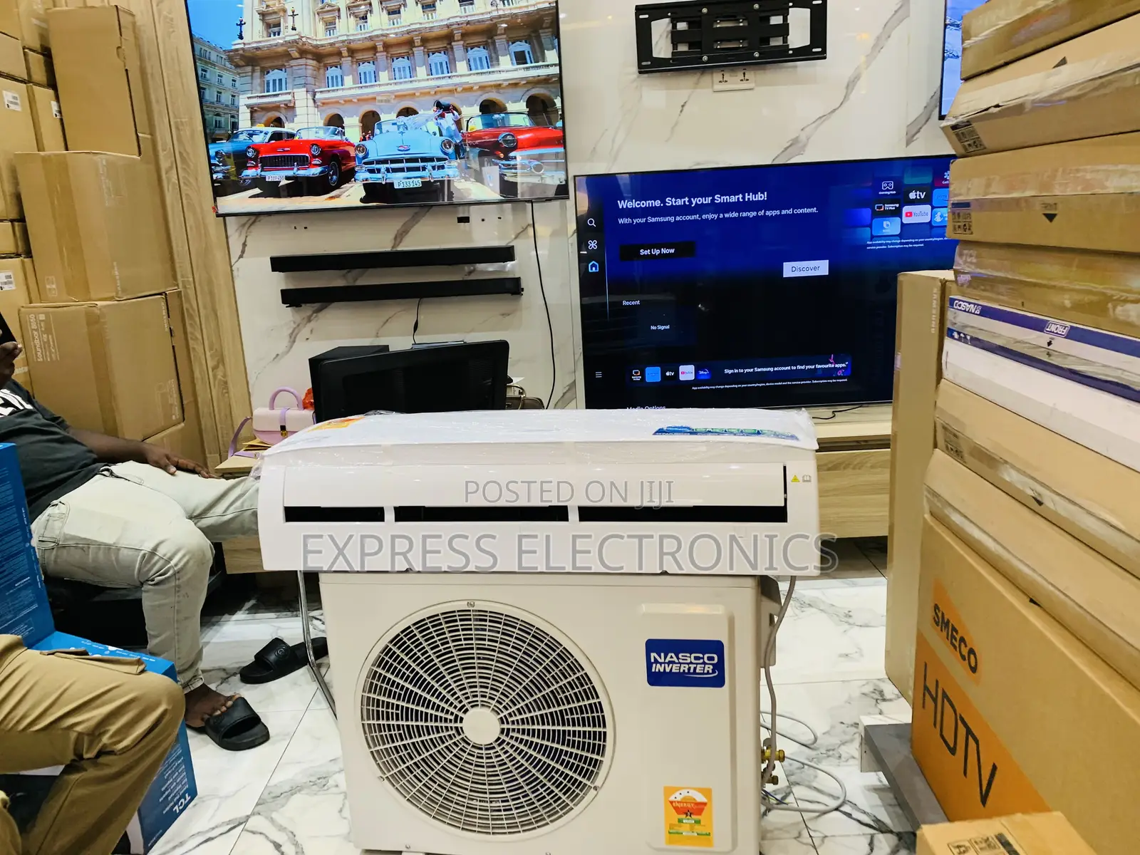 Ultra Modern Inverter Nasco Air Conditioner 1.5hp