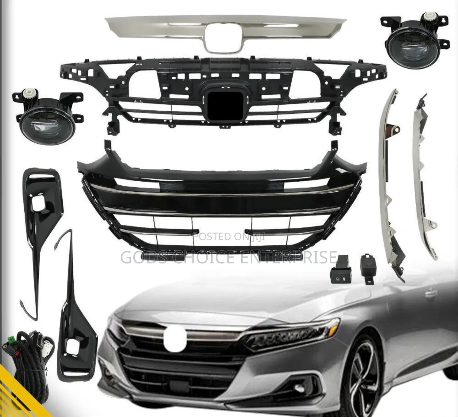 Complete Front Bumper Accord 2020-2022