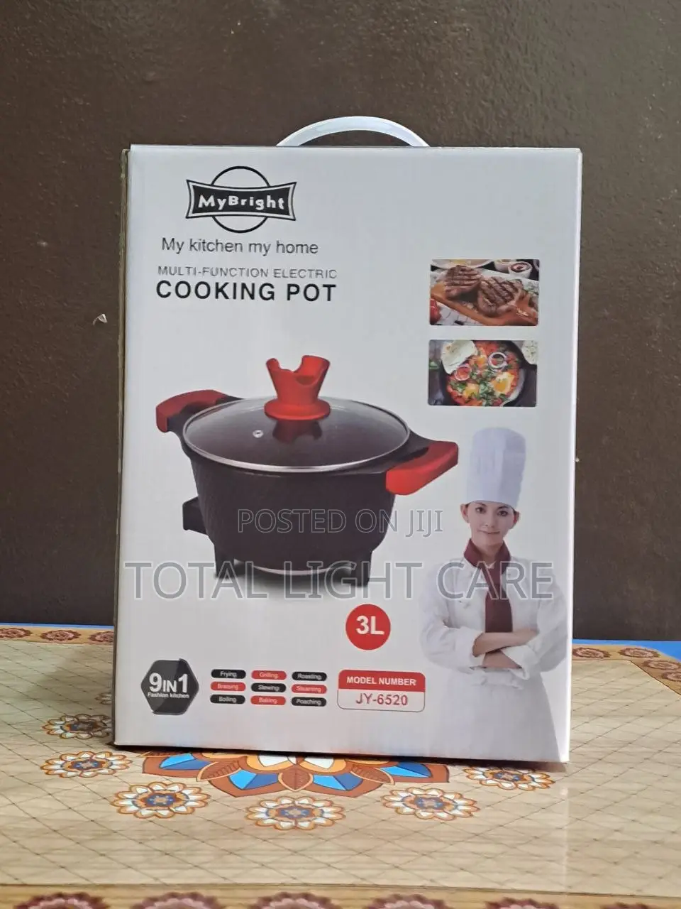 3 Liters Multi-Function Cooking Pot 9 in 1