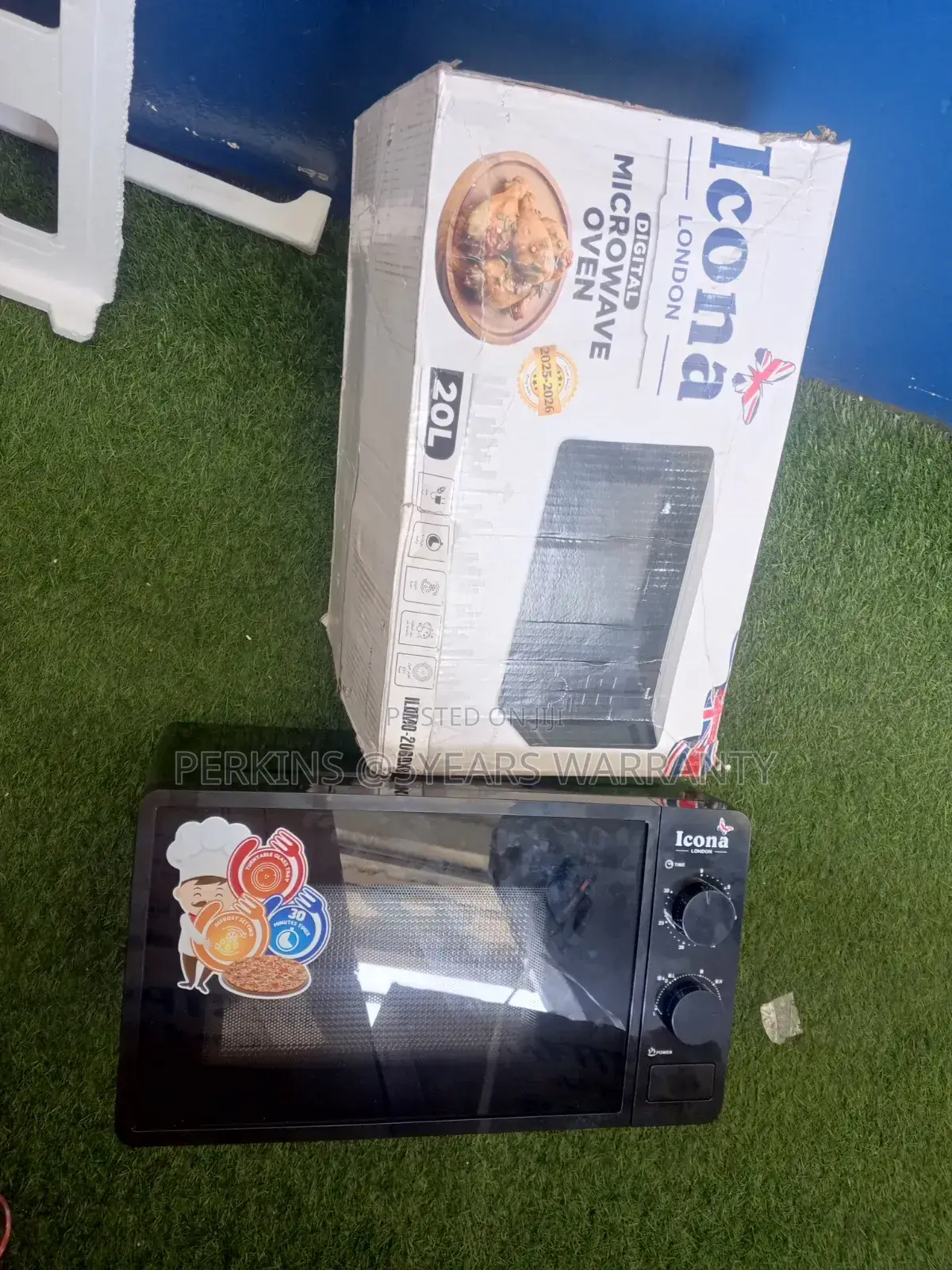 Icona 20l Solo Microwave Oven – Easy Control Quick Heating