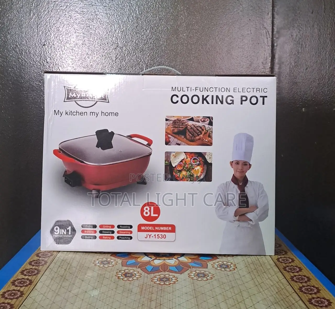 8 Liters Multi Function Cooking Pot