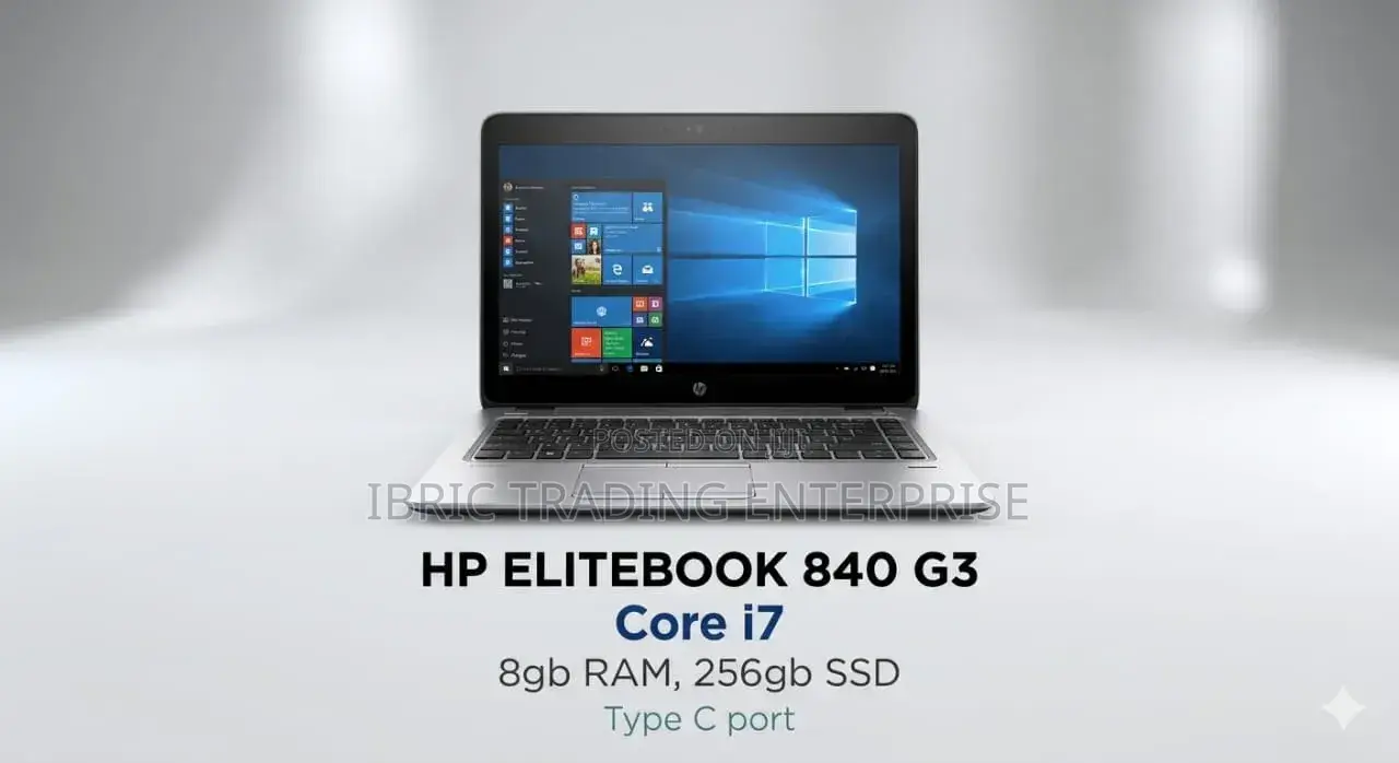New Laptop HP EliteBook 840 G3 8GB Intel Core i7 SSD 256GB