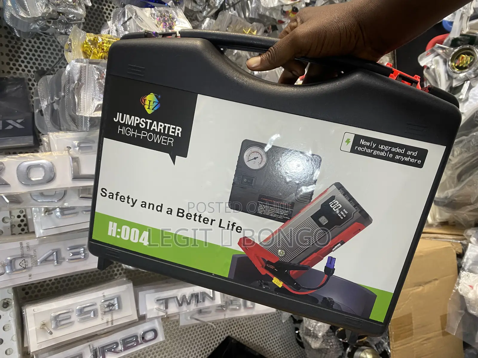 Jumper Starter + Tyre Pump