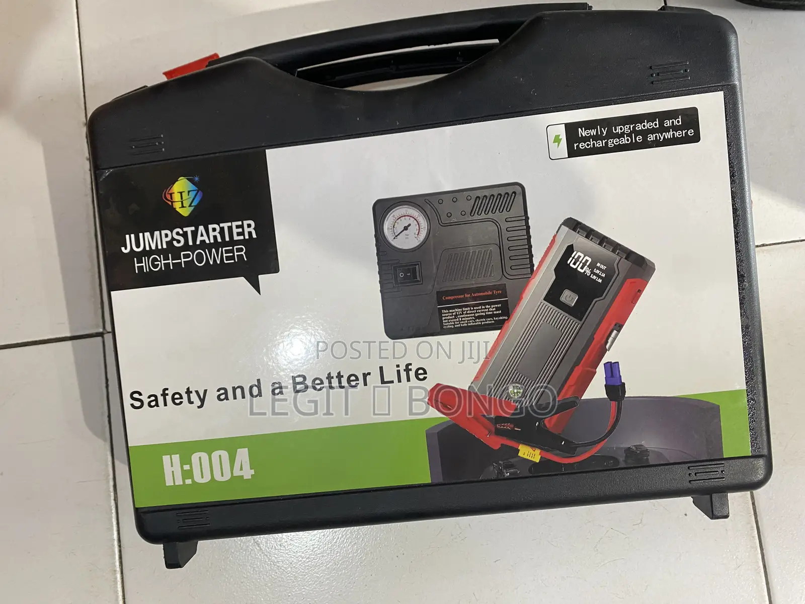 Jumper Starter + Tyre Pump