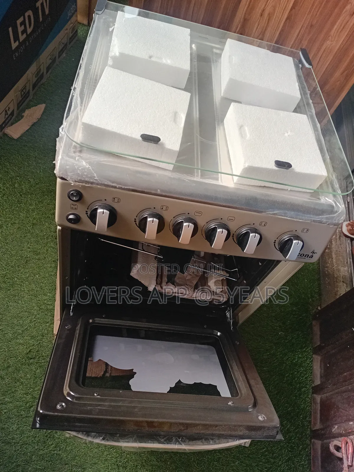 Icona London Premium 4 Burner Gas Cooker With Oven