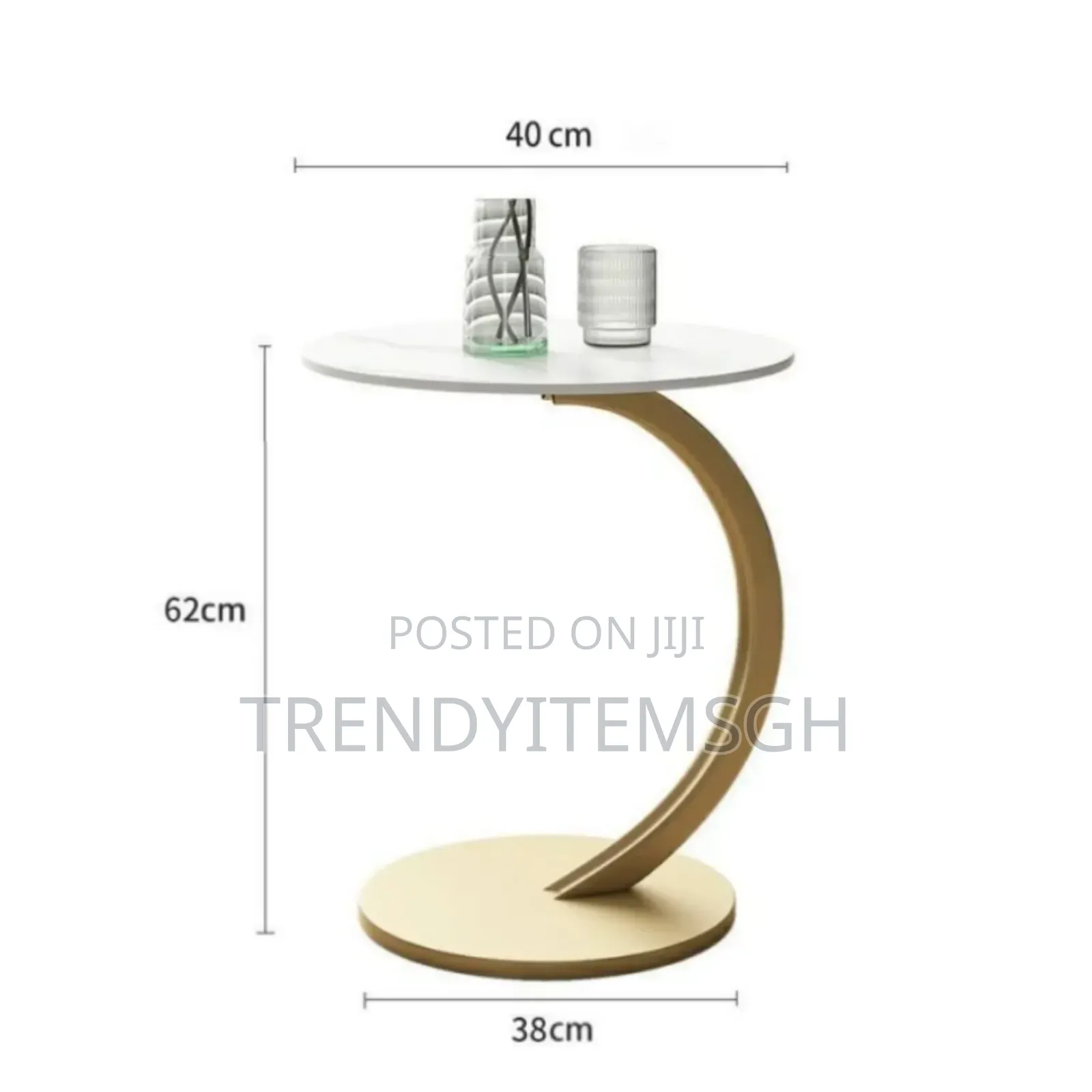 Mini Round Wooden Coffee Side Table