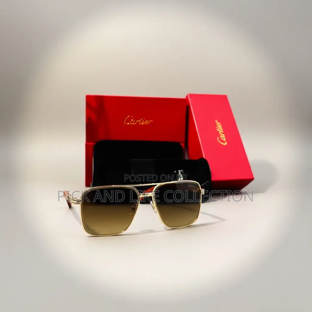 The Ultimate Statement Piece — Tinted Shades With Gold Flame