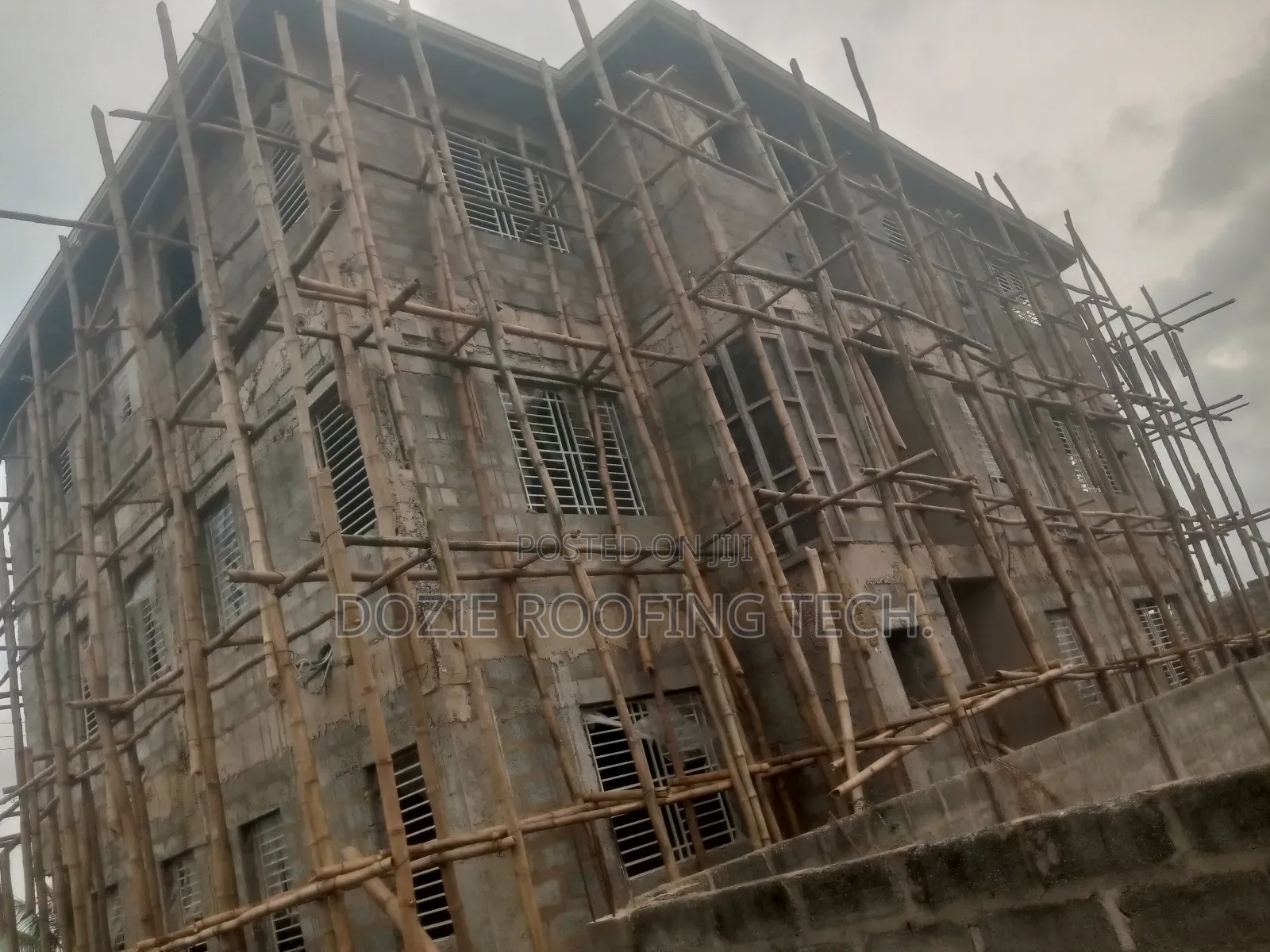 Bamboo Scaffolding Work