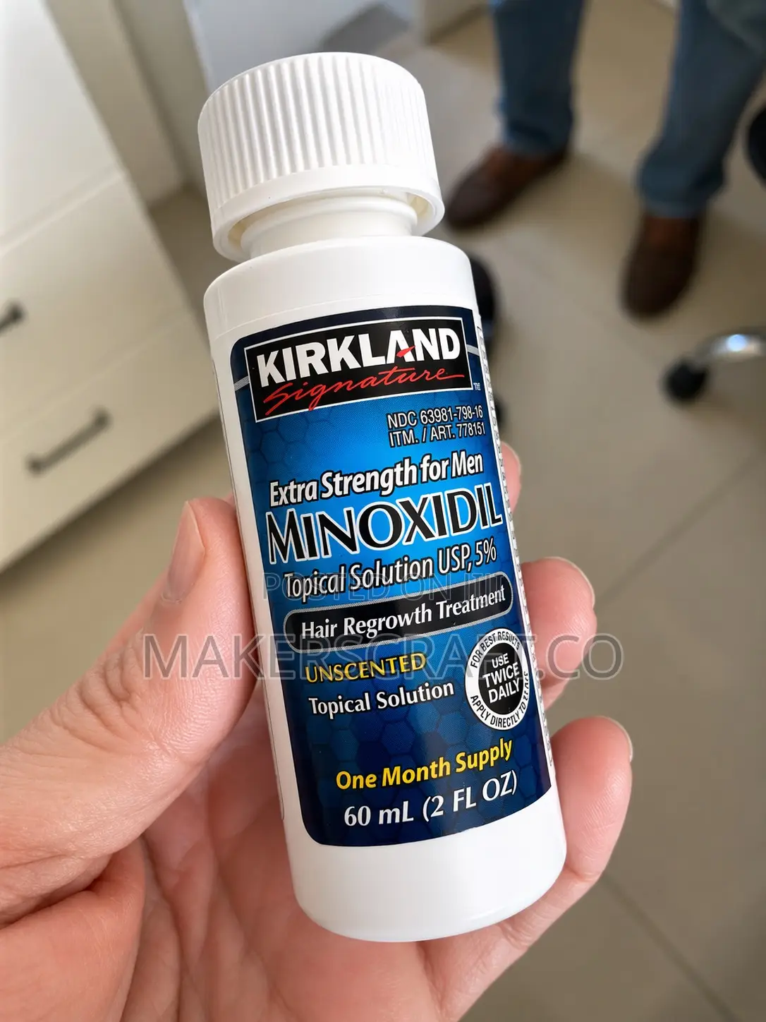 Kirkland Minoxidil for Beard, Hairline and Baldness, Hair Regrowth