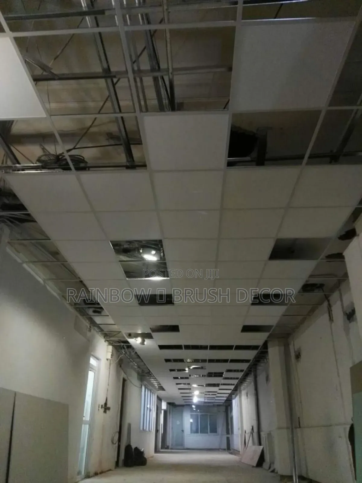 Armstrong Acoustic Tiles Ceiling Installation