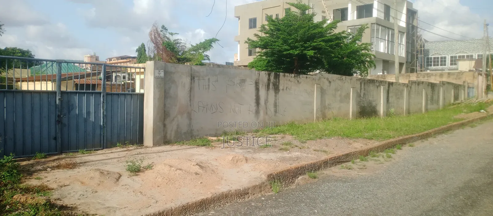 Walled and Gated 2 Plots of Land East Legon