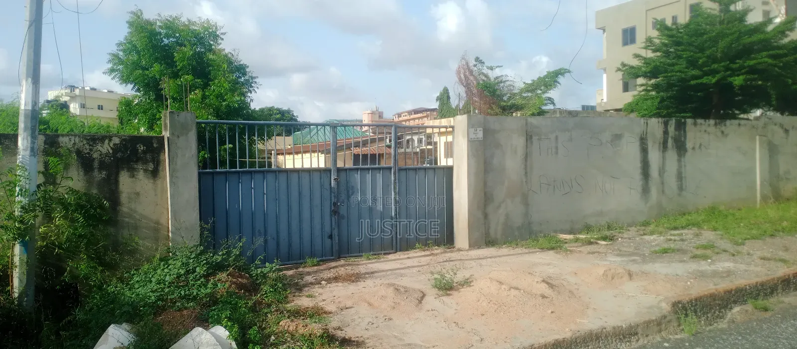 Walled and Gated 2 Plots of Land East Legon