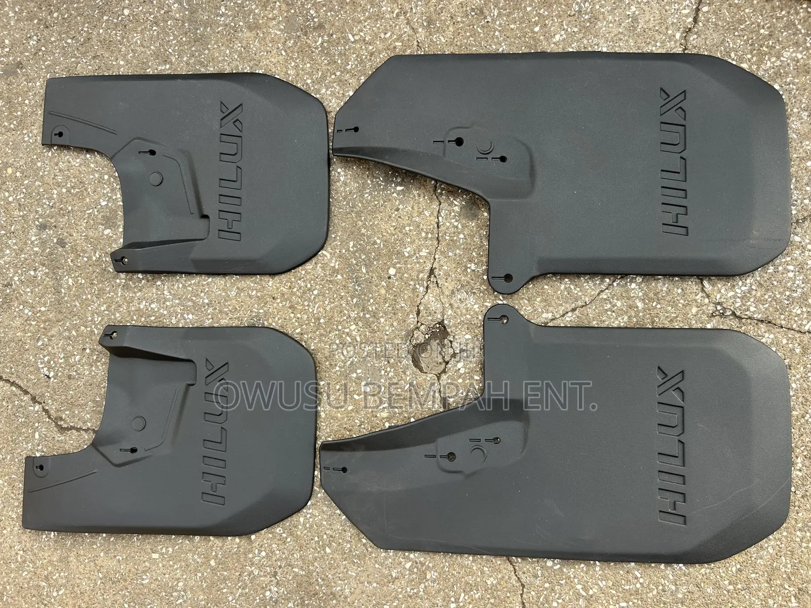 Toyota Hilux/Revo/Vigo 2015-2023 Mud Guard Rubber