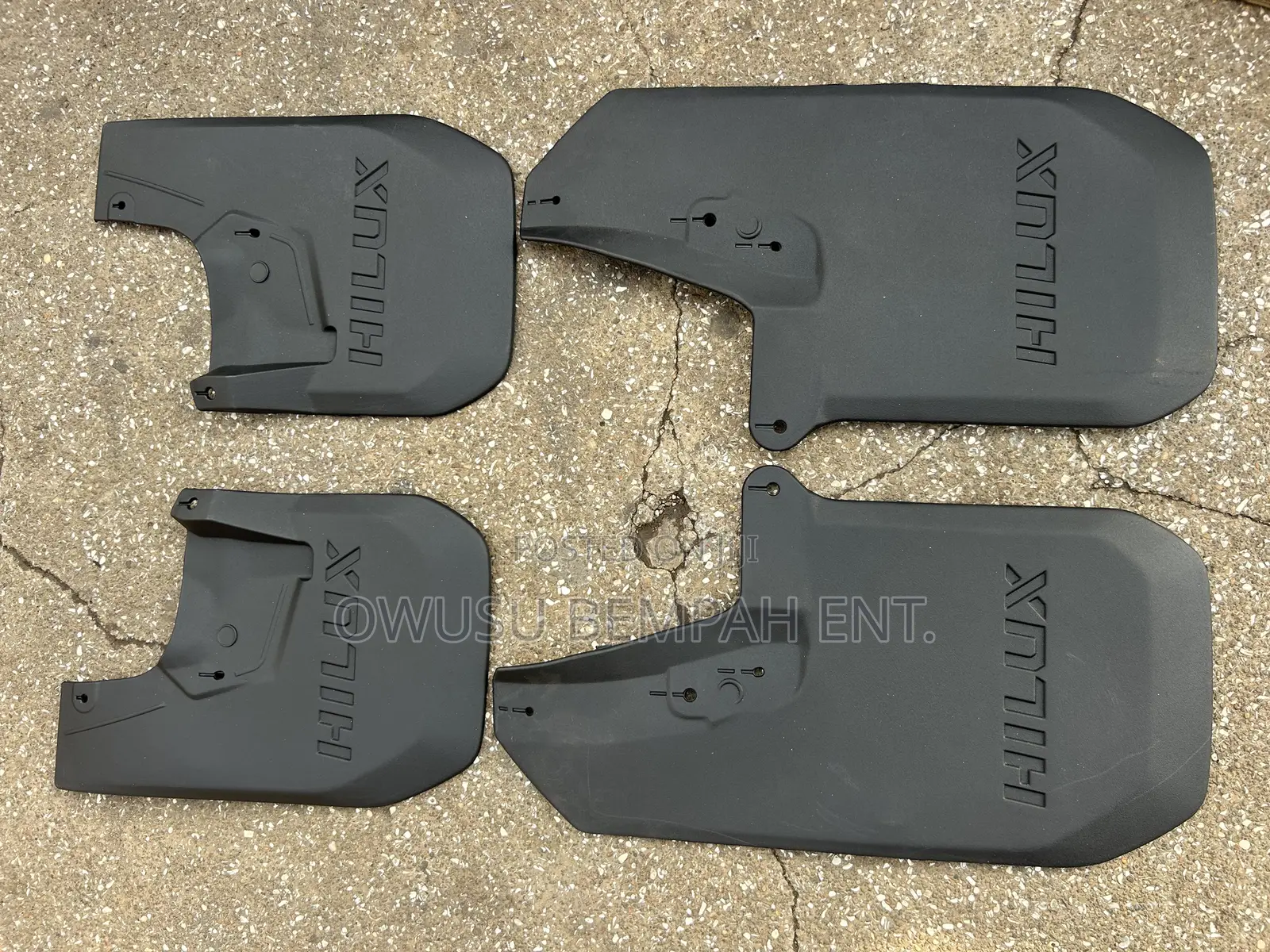 Toyota Hilux/Revo/Vigo 2015-2023 Mud Guard Rubber