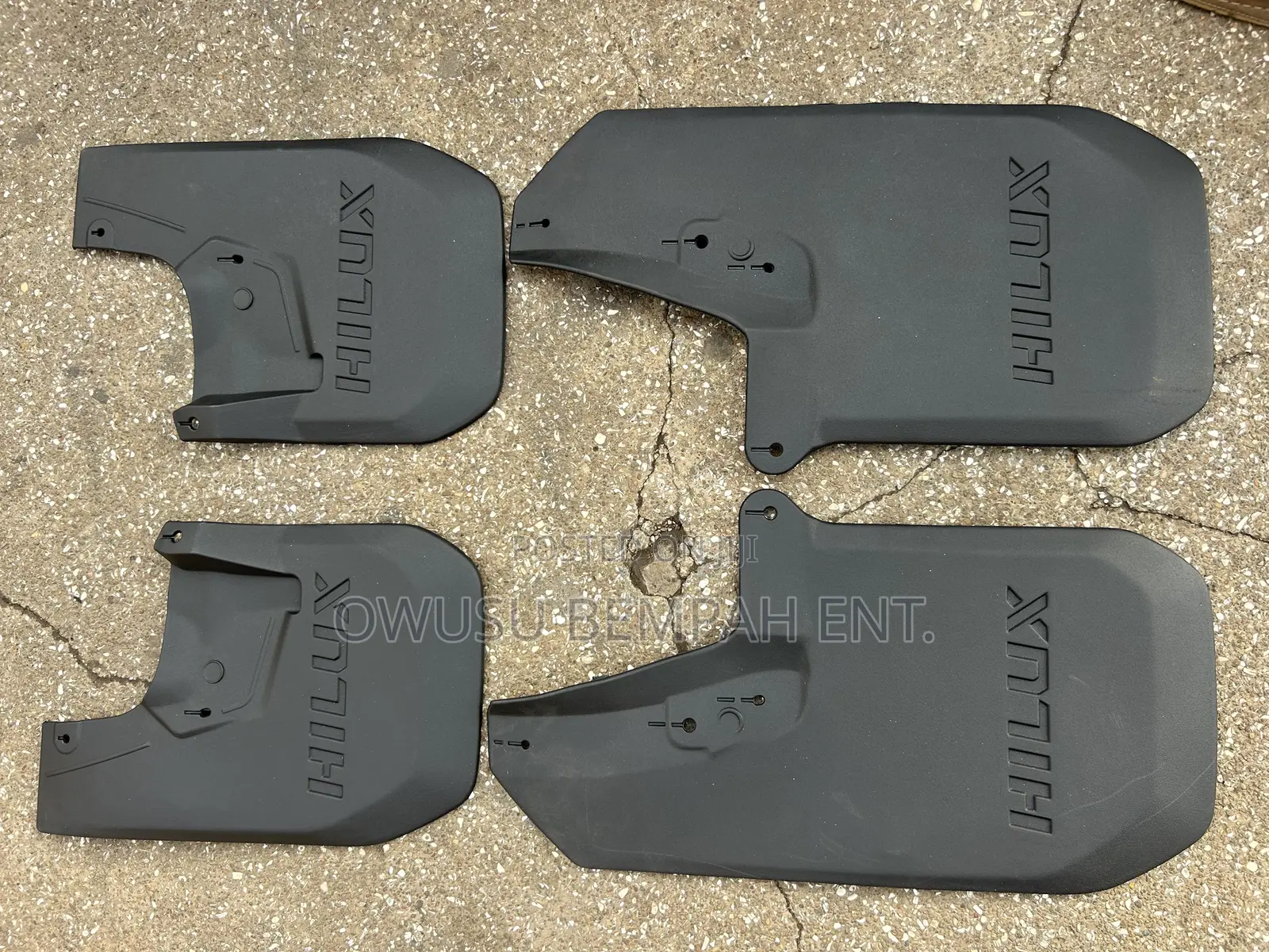 Toyota Hilux/Revo/Vigo 2015-2023 Mud Guard Rubber