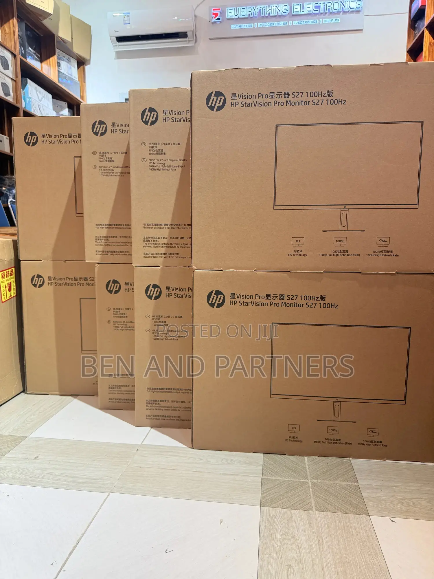 Hp Ultra Slim 27”, Fhd,Ips,100hz Professional Monitor