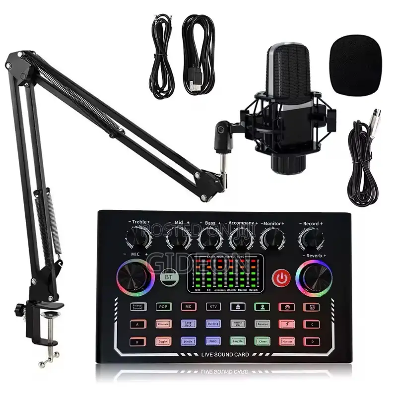 F009+Mc88 Metal Microphone Soundcard