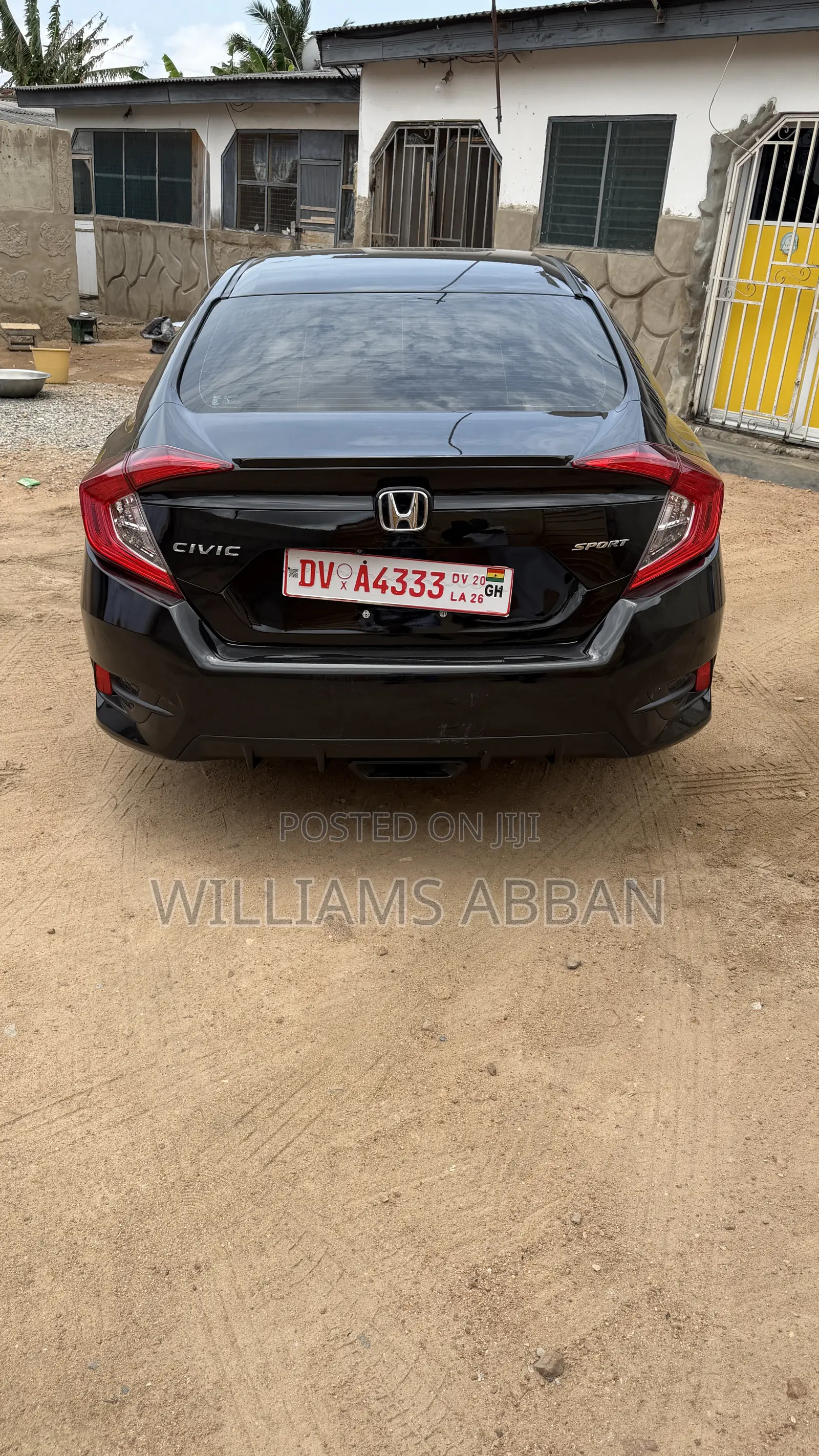 Honda Civic Sport Sedan 2020 Black