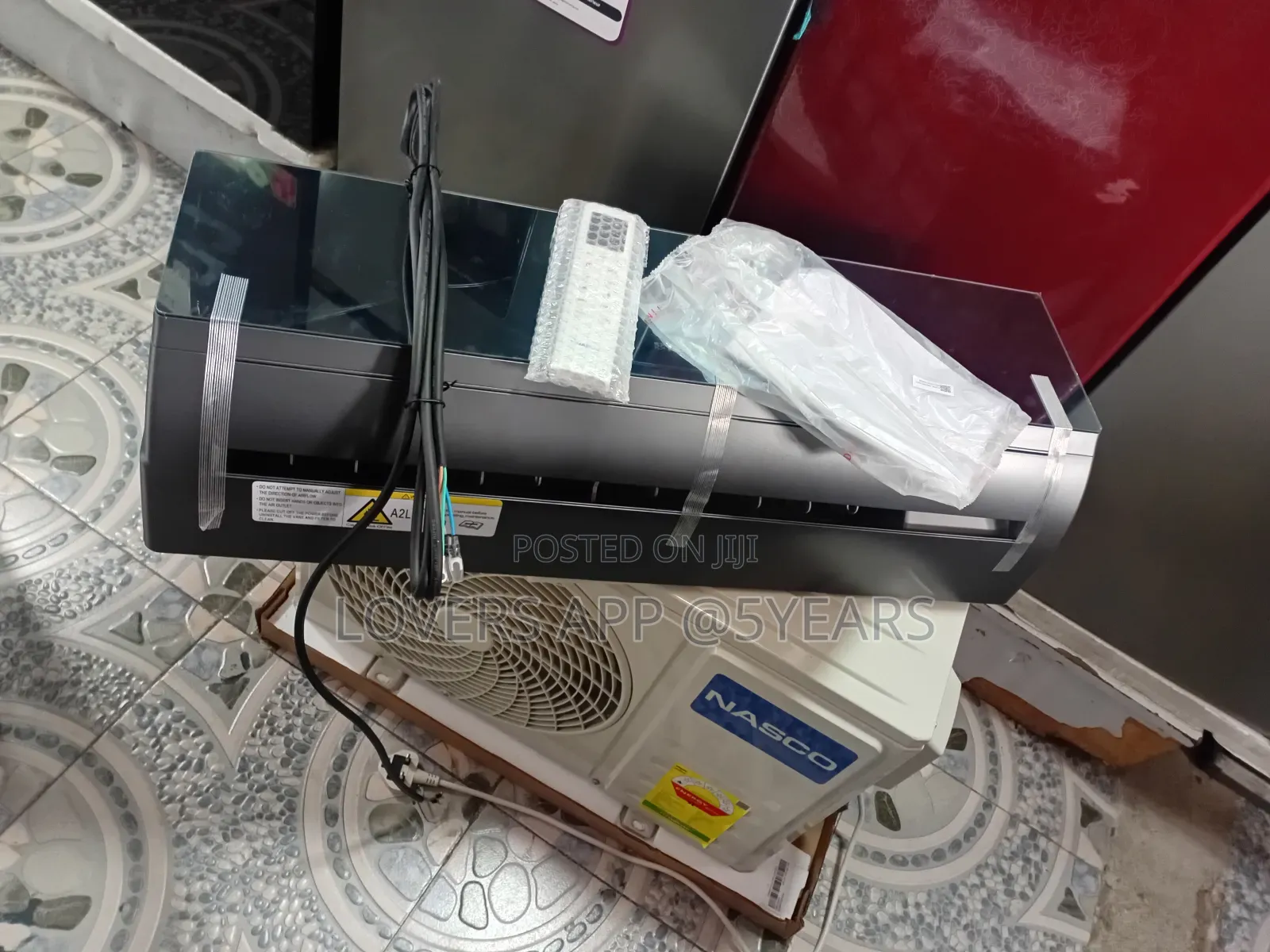 Nasco 1.5hp Shiny Panel Split Type Air Conditioner.