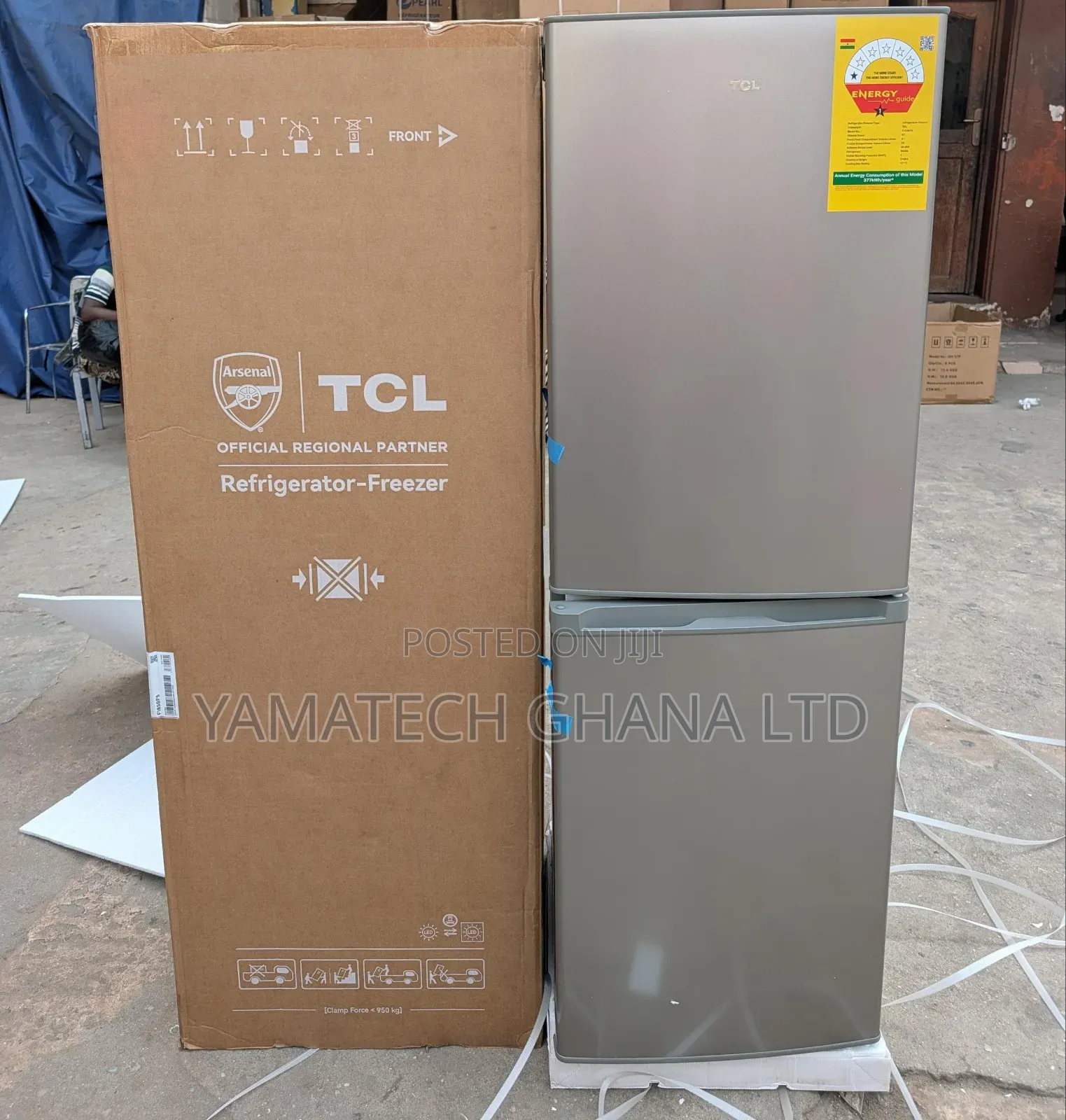 Original TCL 142 Litre Fridge With Bottom Freezer