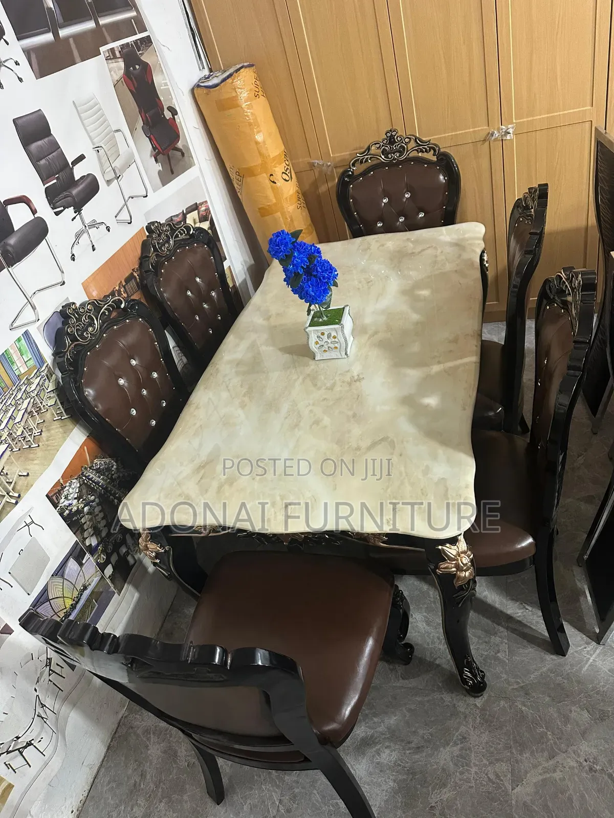 Royal Marble Dining Table Set