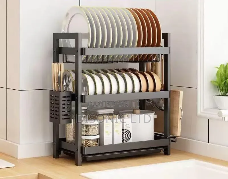 3 Layers Plates Rack